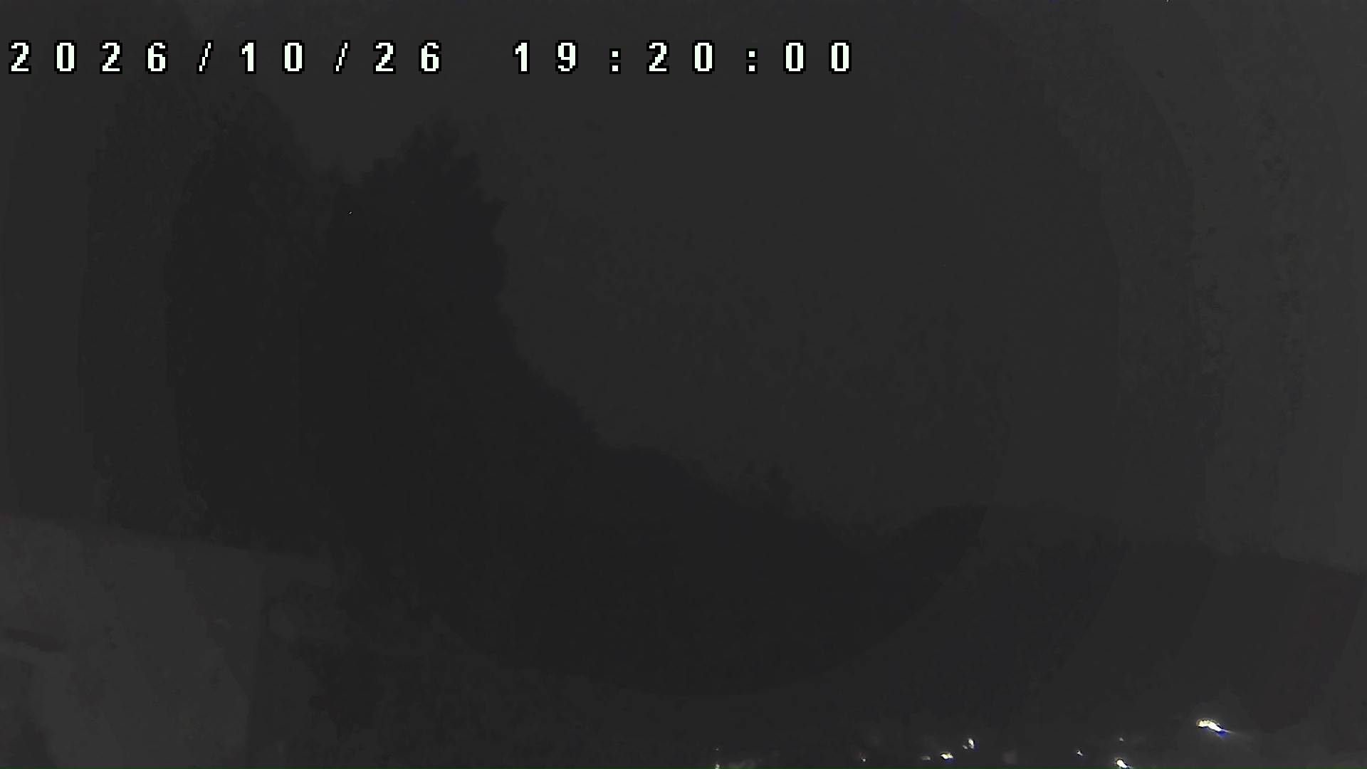 2026年10月26日 19:20ごろの金剛山登山口周辺の空