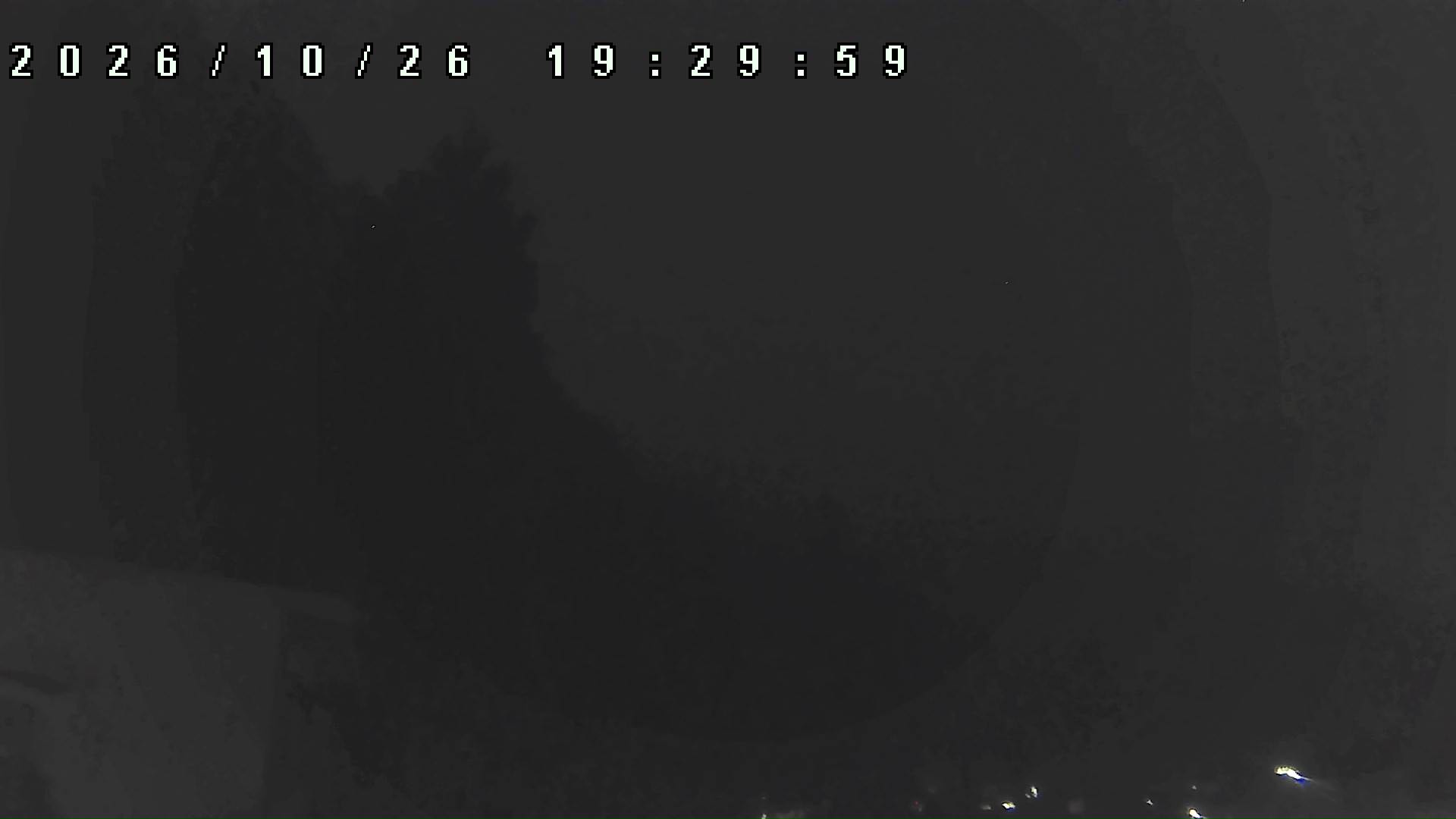2026年10月26日 19:30ごろの金剛山登山口周辺の空