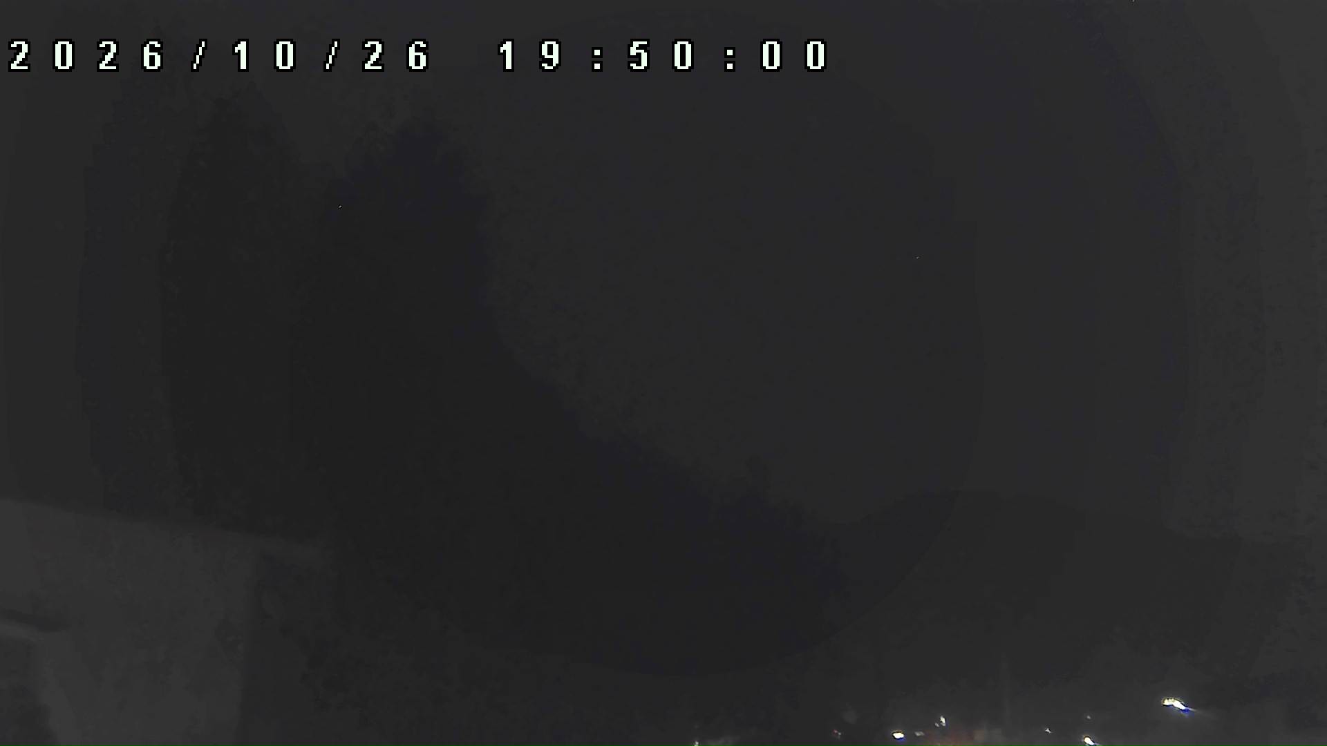 2026年10月26日 19:50ごろの金剛山登山口周辺の空