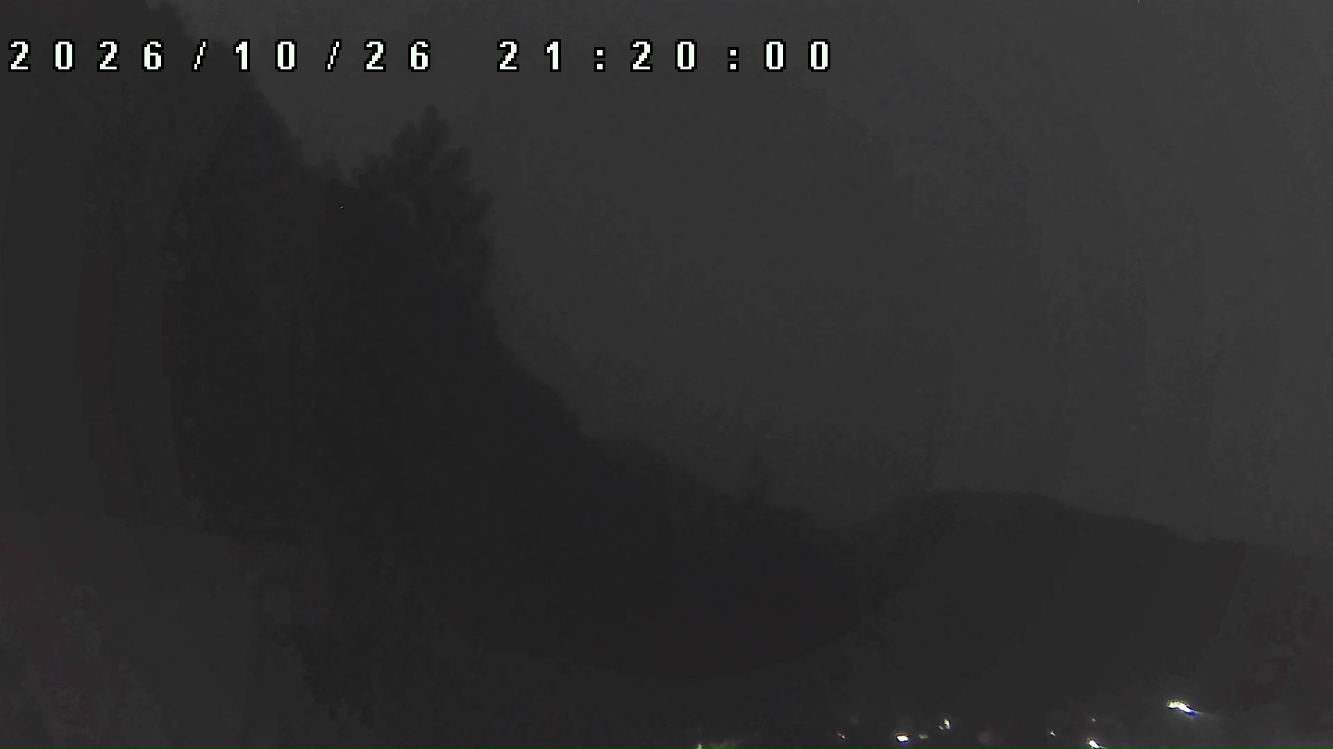 2026年10月26日 21:20ごろの金剛山登山口周辺の空