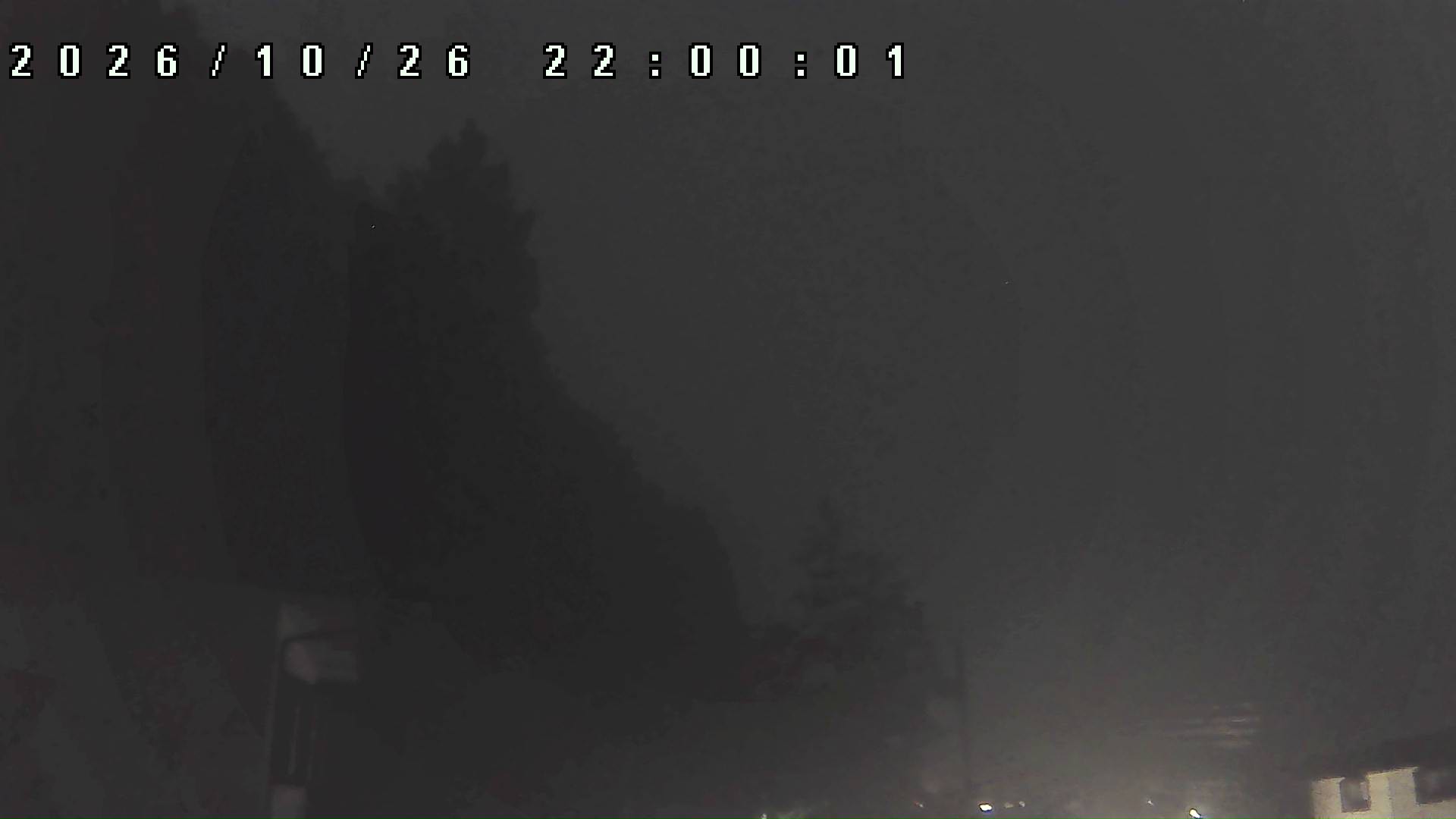 2026年10月26日 22:00ごろの金剛山登山口周辺の空