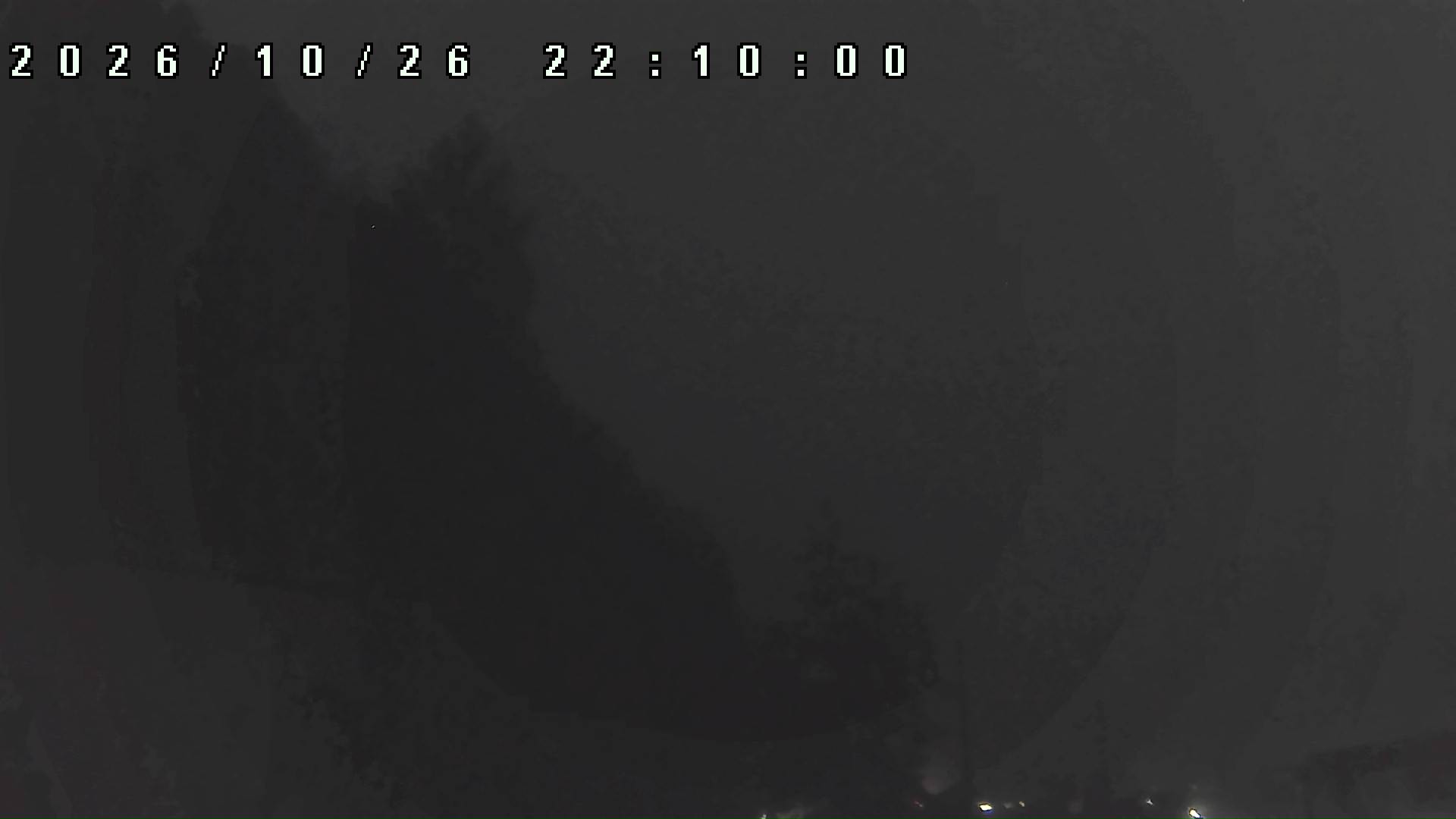2026年10月26日 22:10ごろの金剛山登山口周辺の空