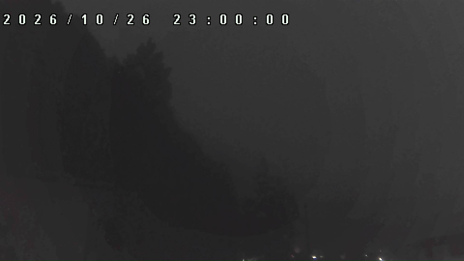 2026年10月26日 23:00ごろの金剛山登山口周辺の空