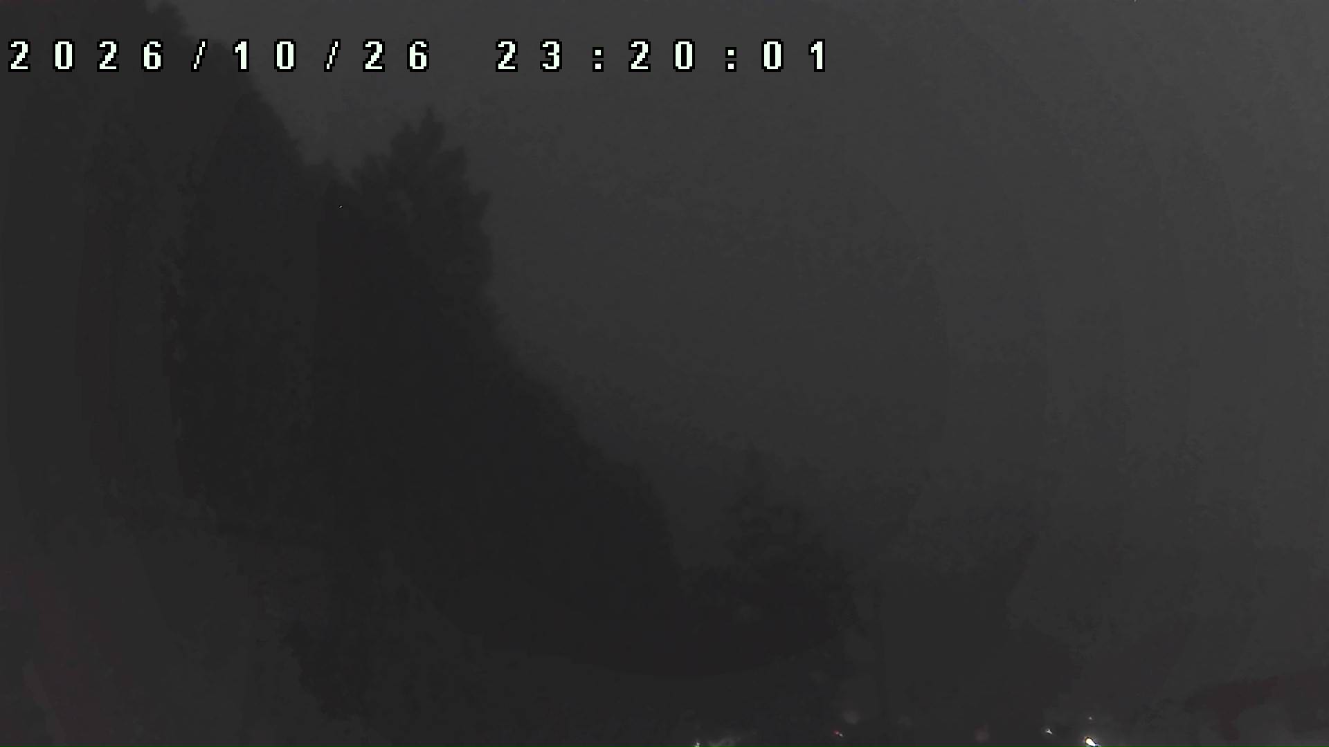 2026年10月26日 23:20ごろの金剛山登山口周辺の空