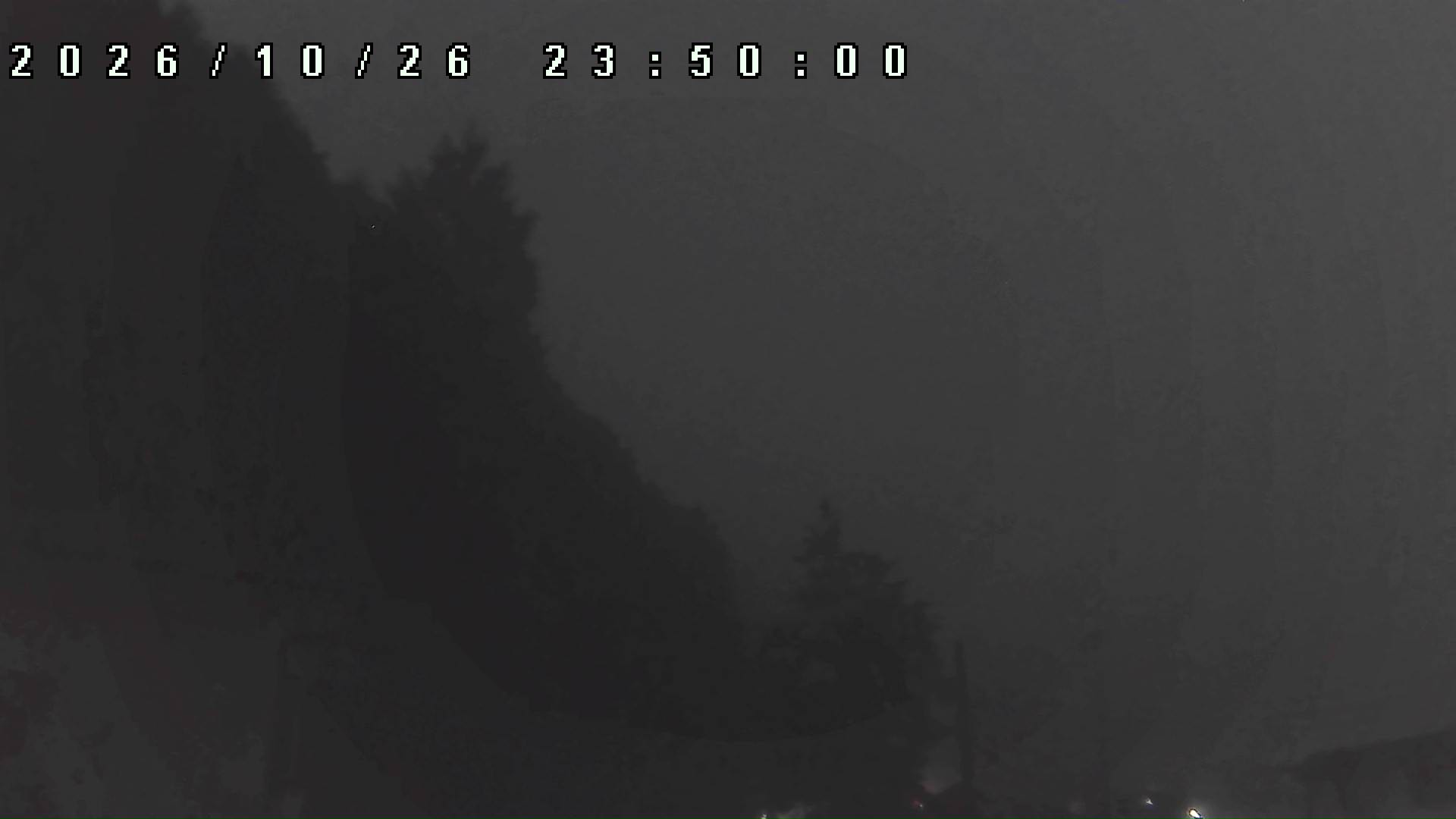 2026年10月26日 23:50ごろの金剛山登山口周辺の空