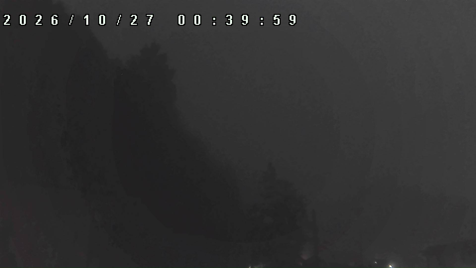 2026年10月27日 00:40ごろの金剛山登山口周辺の空