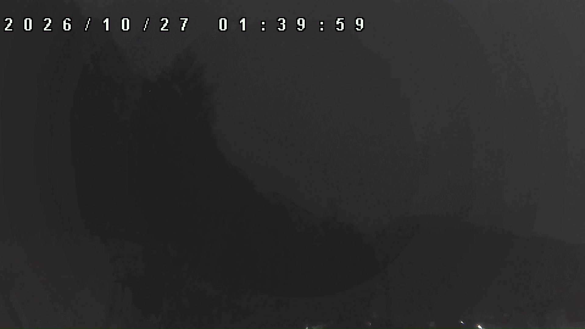 2026年10月27日 01:40ごろの金剛山登山口周辺の空
