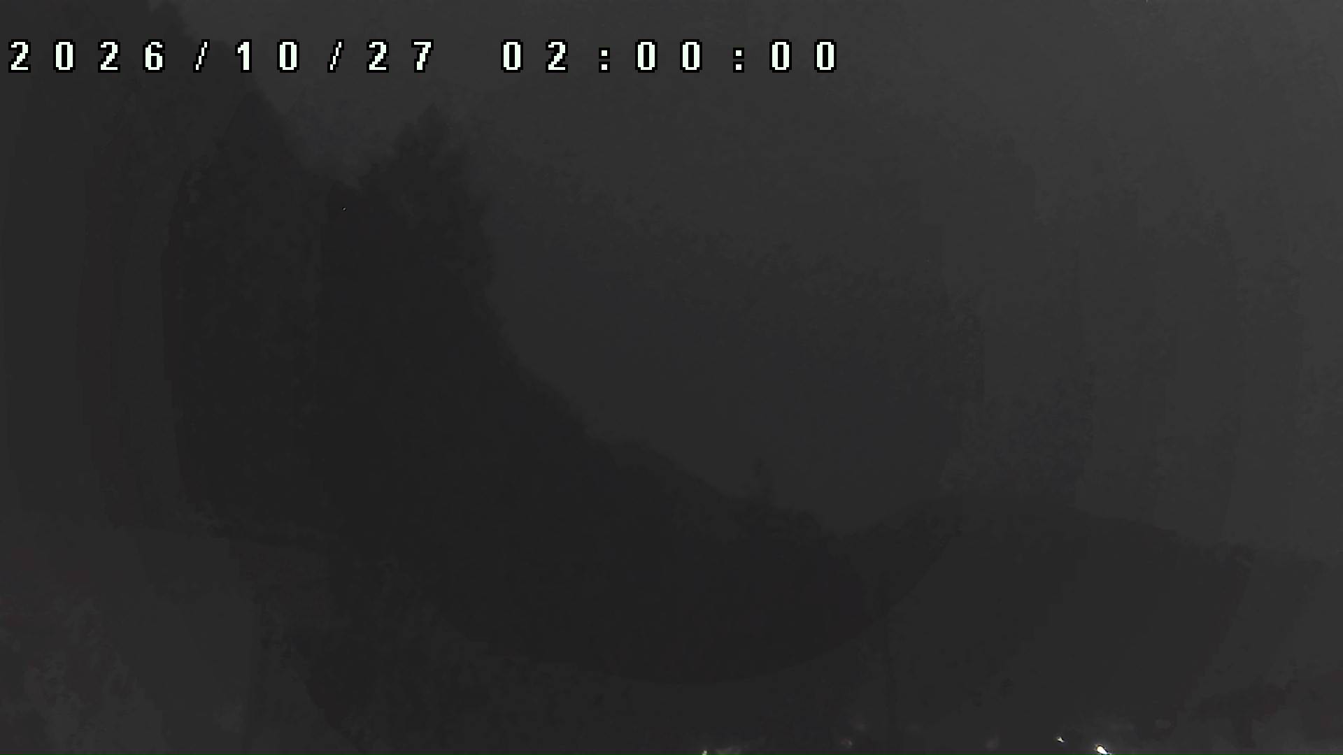 2026年10月27日 02:00ごろの金剛山登山口周辺の空