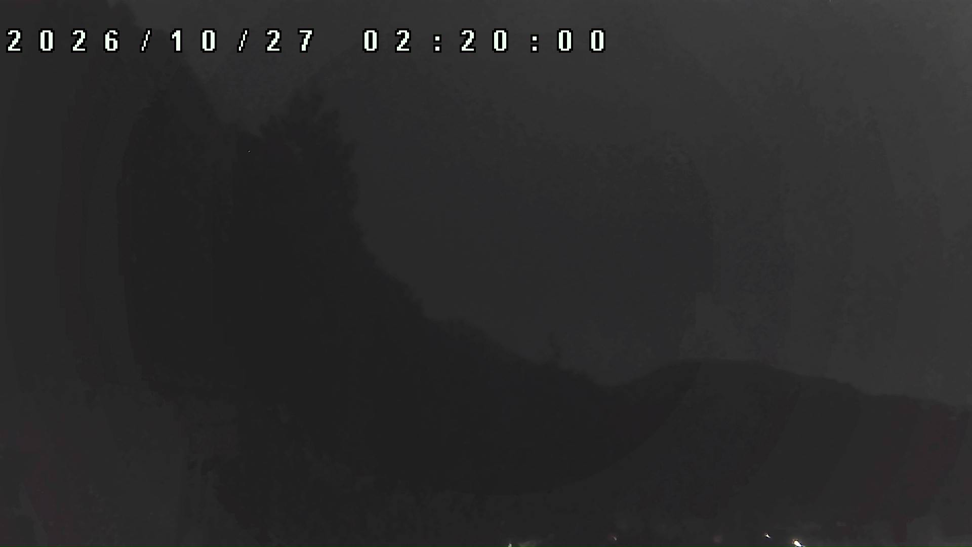2026年10月27日 02:20ごろの金剛山登山口周辺の空