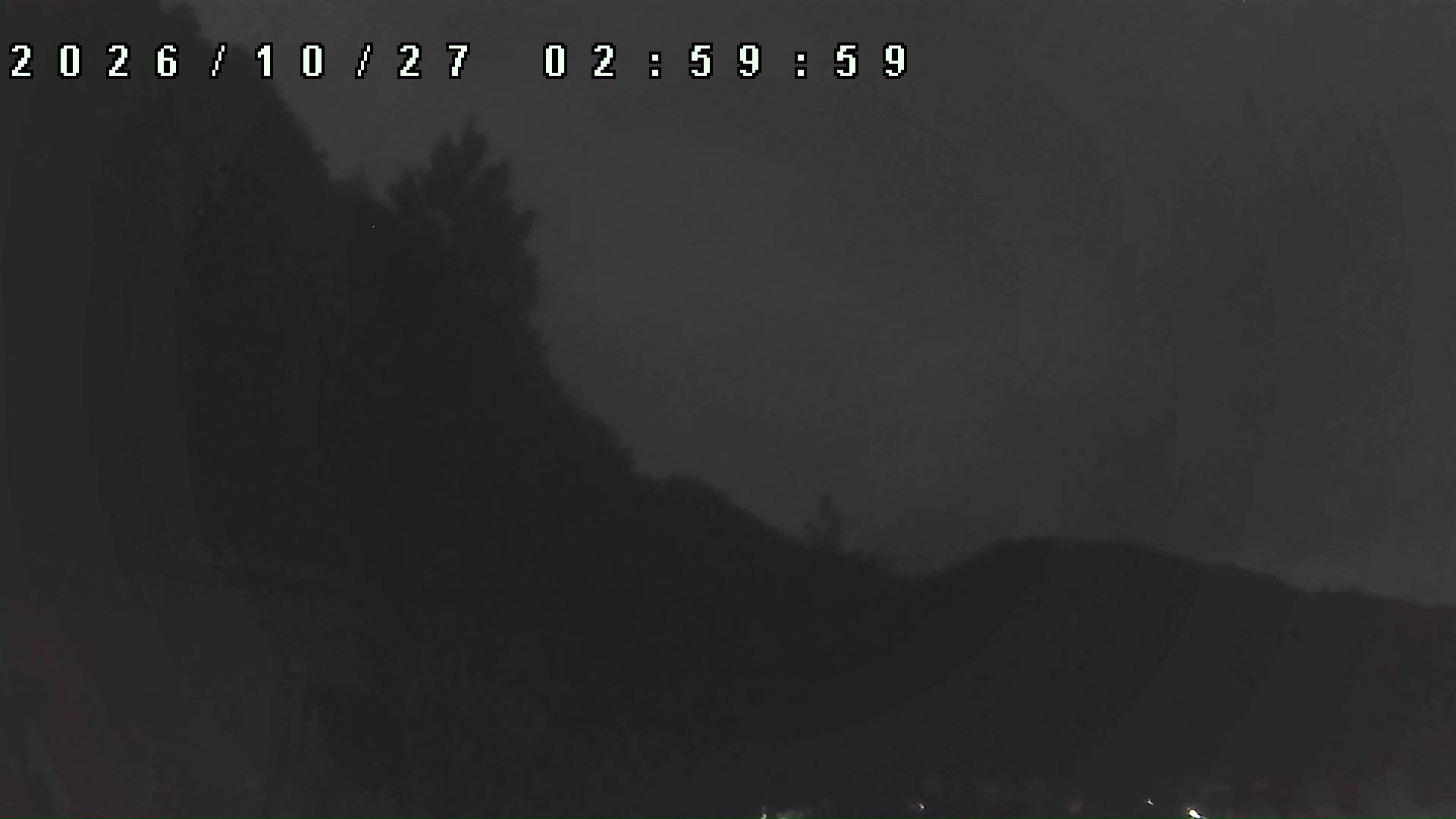 2026年10月27日 03:00ごろの金剛山登山口周辺の空