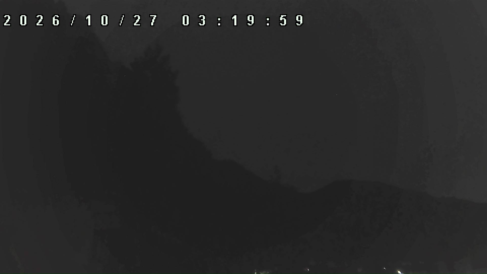2026年10月27日 03:20ごろの金剛山登山口周辺の空