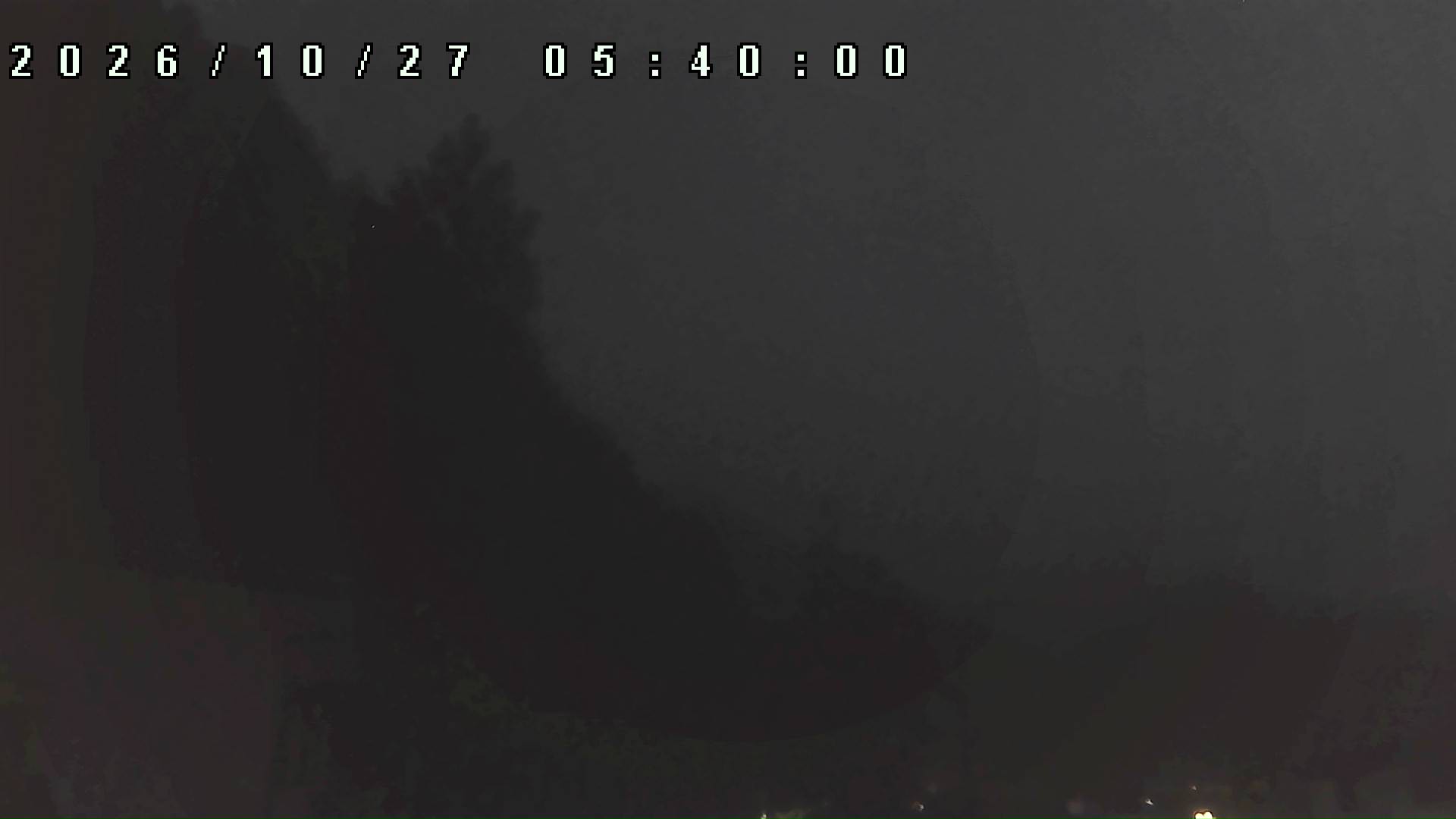 2026年10月27日 05:40ごろの金剛山登山口周辺の空