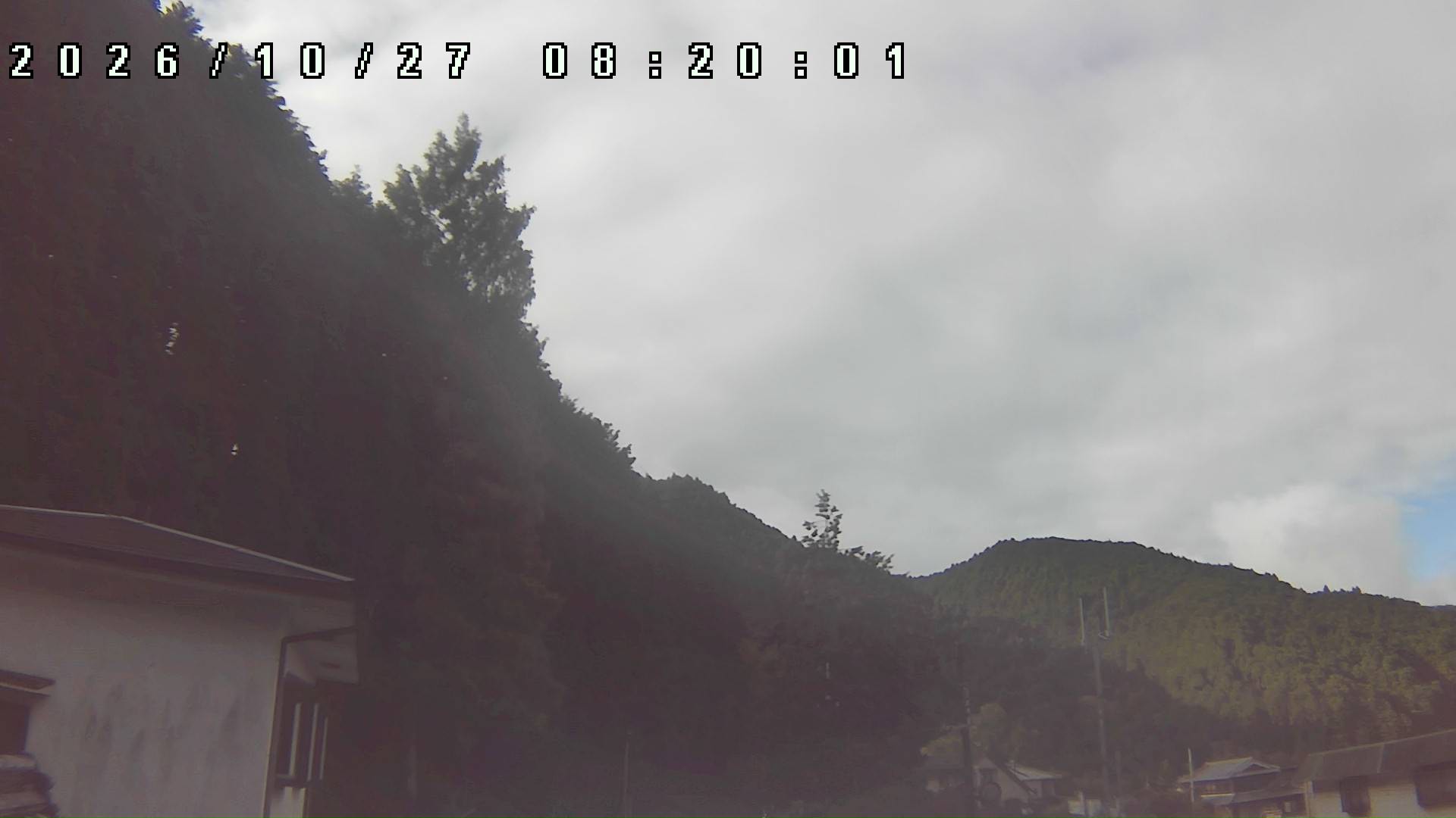 2026年10月27日 08:20ごろの金剛山登山口周辺の空