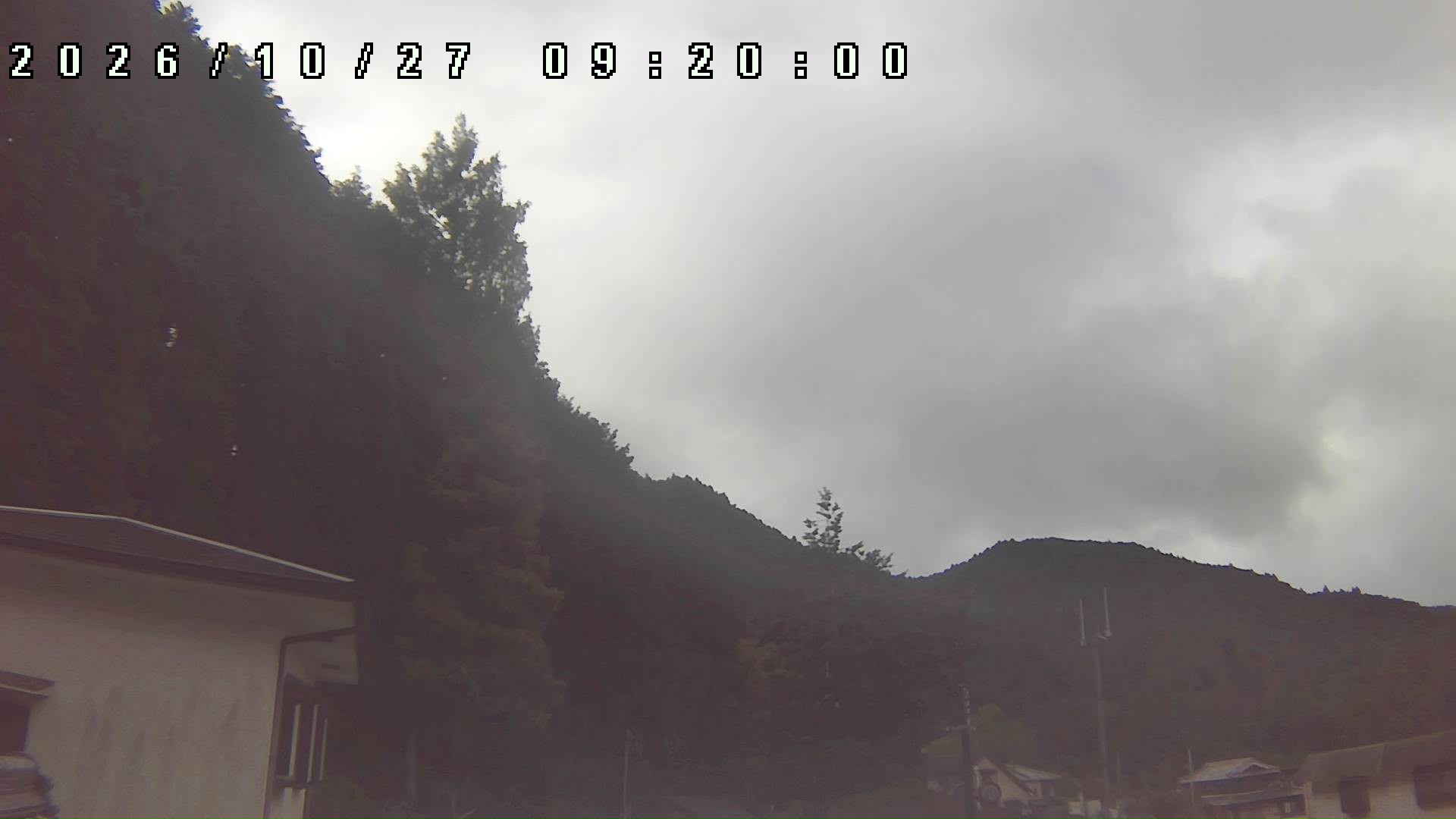 2026年10月27日 09:20ごろの金剛山登山口周辺の空