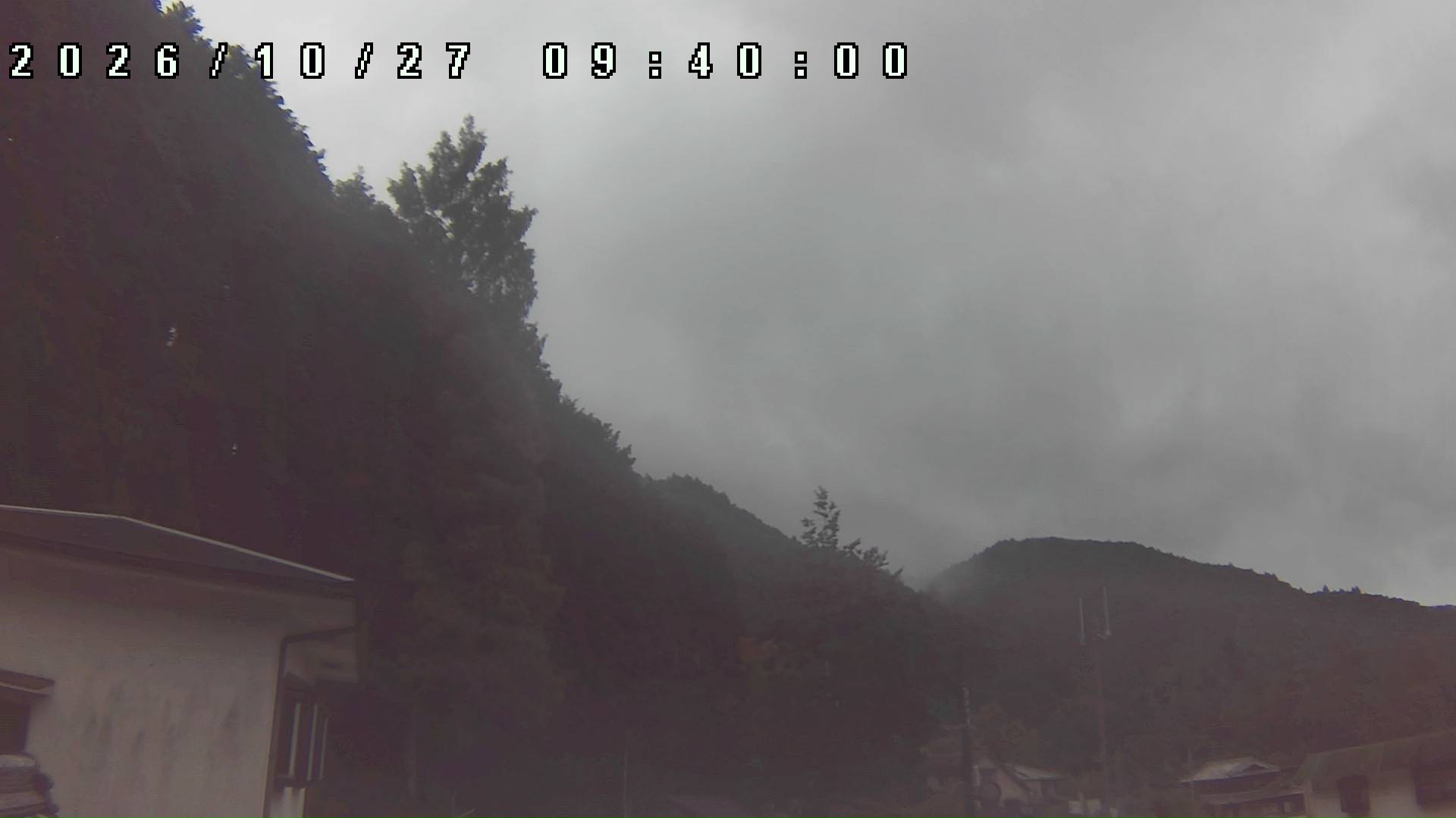 2026年10月27日 09:40ごろの金剛山登山口周辺の空