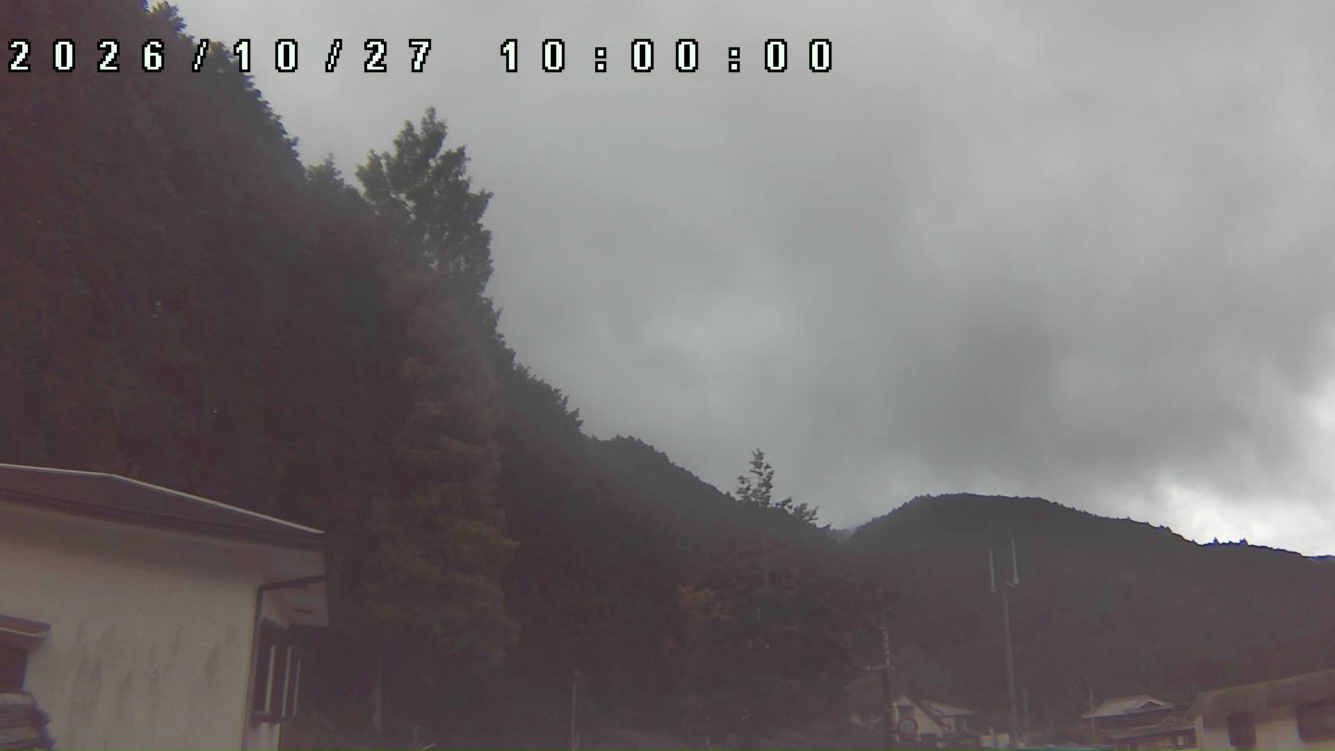 2026年10月27日 10:00ごろの金剛山登山口周辺の空