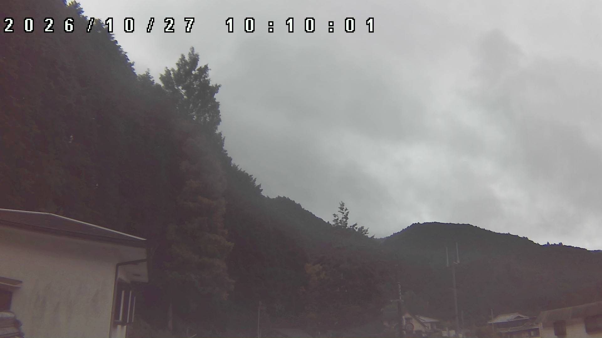 2026年10月27日 10:10ごろの金剛山登山口周辺の空