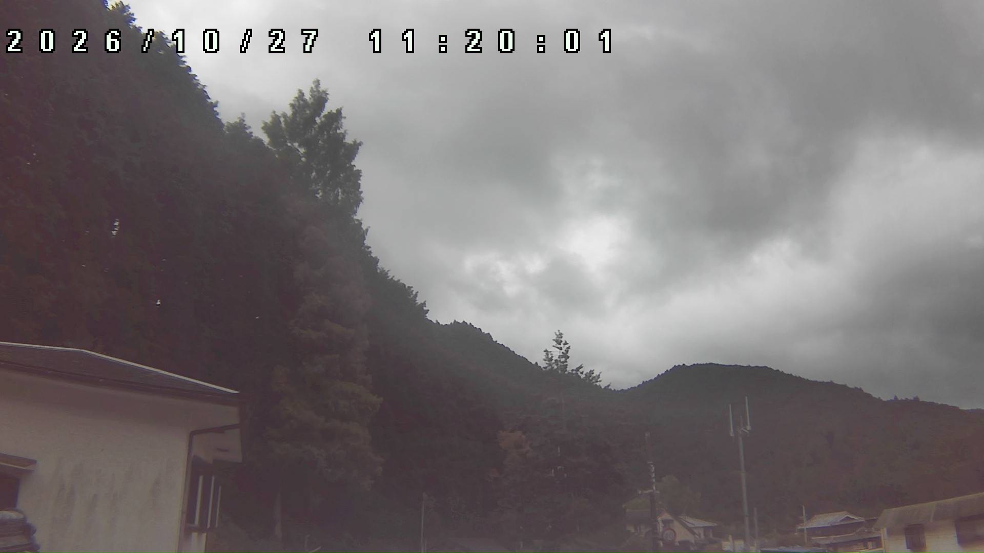 2026年10月27日 11:20ごろの金剛山登山口周辺の空