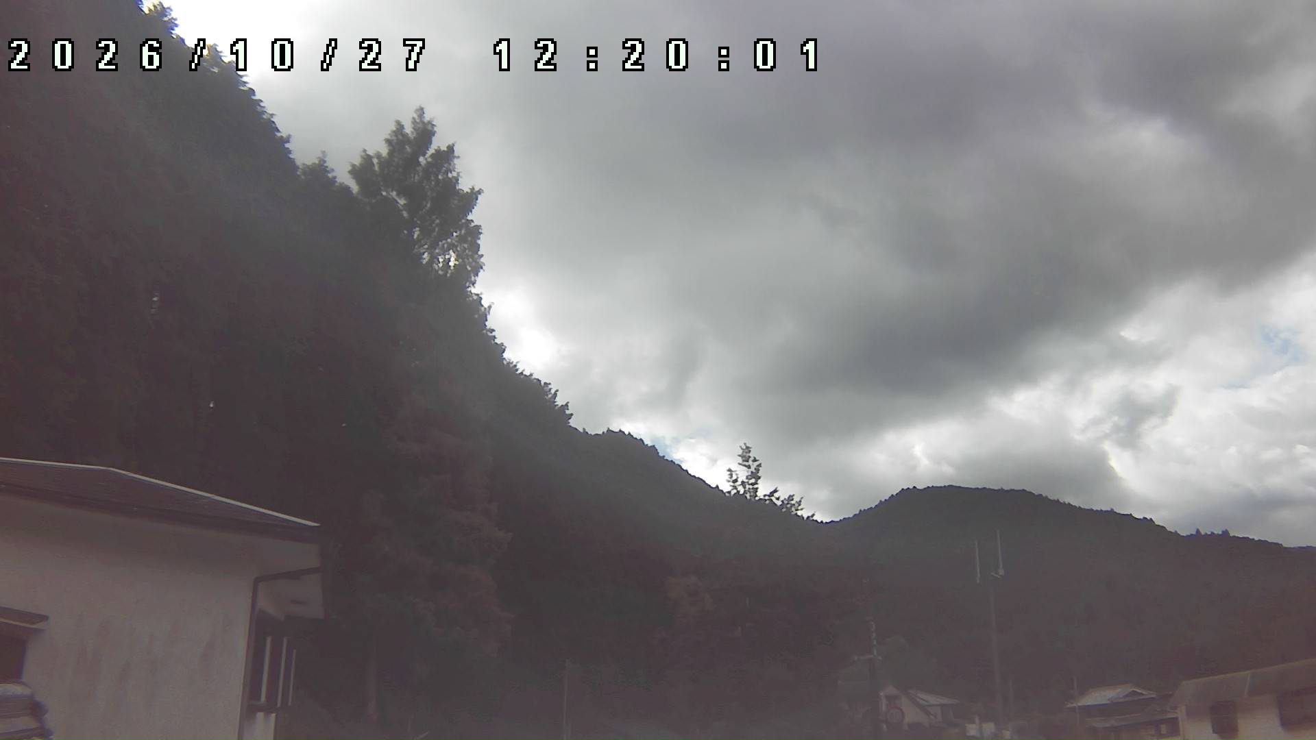 2026年10月27日 12:20ごろの金剛山登山口周辺の空
