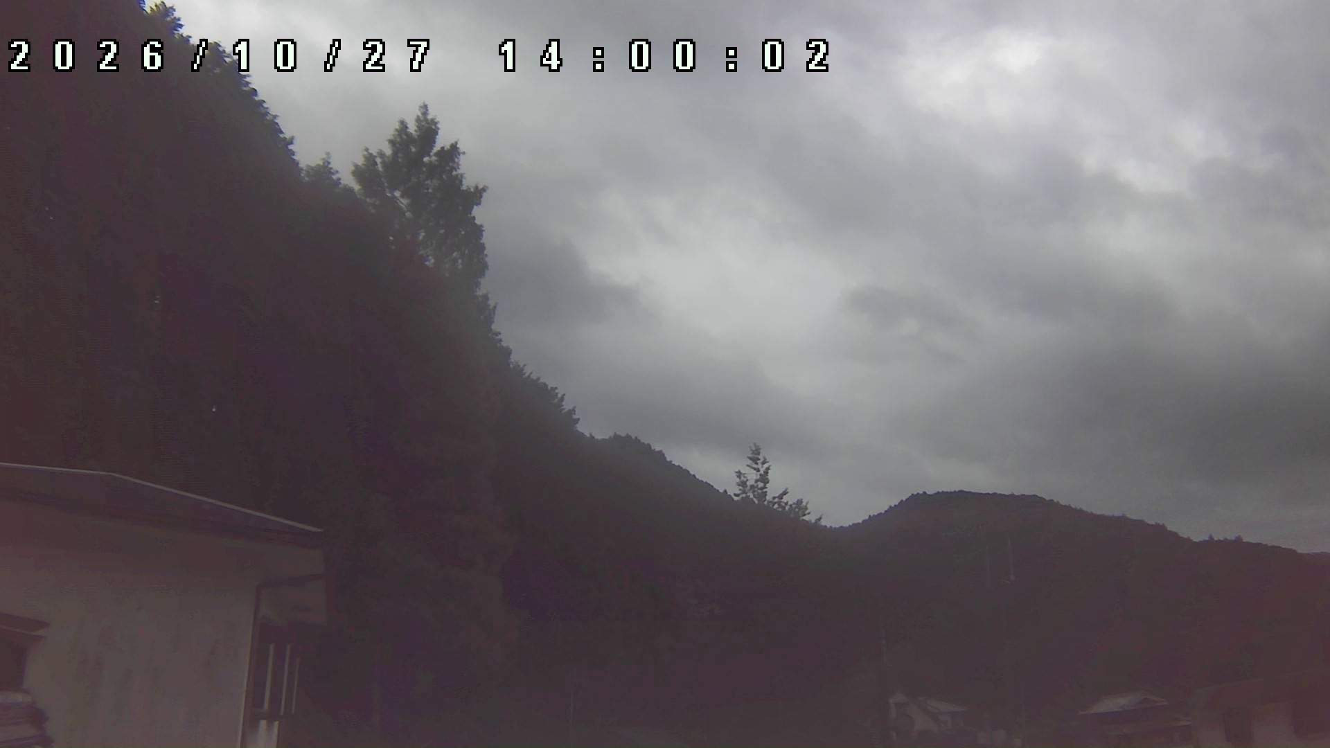 2026年10月27日 14:00ごろの金剛山登山口周辺の空
