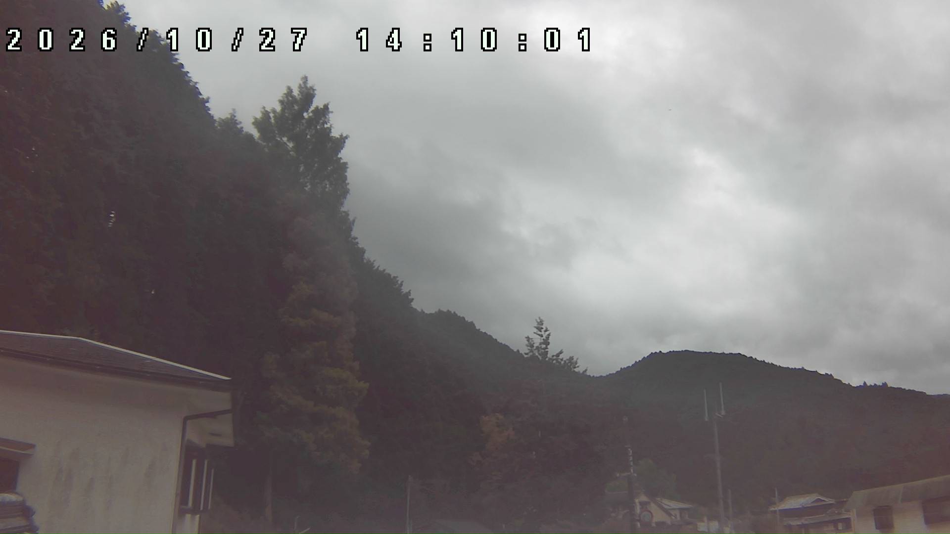 2026年10月27日 14:10ごろの金剛山登山口周辺の空