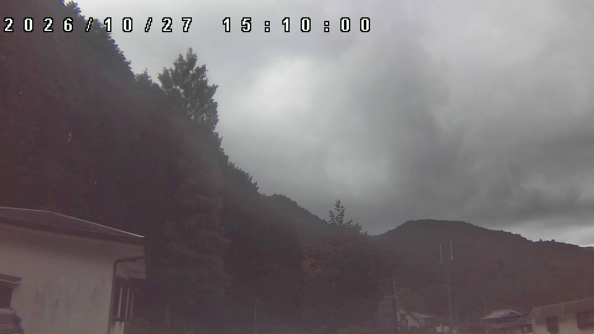 2026年10月27日 15:10ごろの金剛山登山口周辺の空
