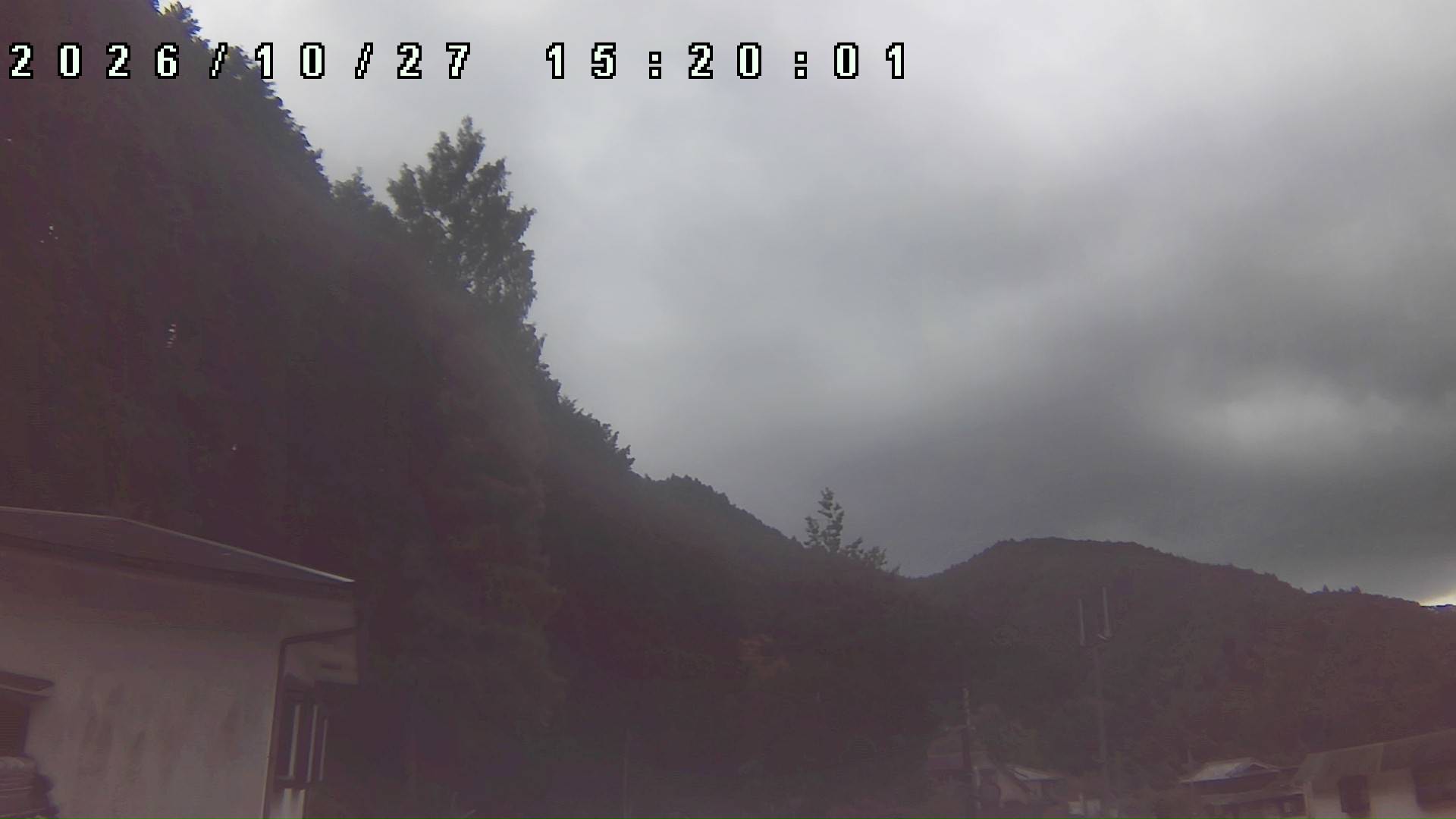 2026年10月27日 15:20ごろの金剛山登山口周辺の空
