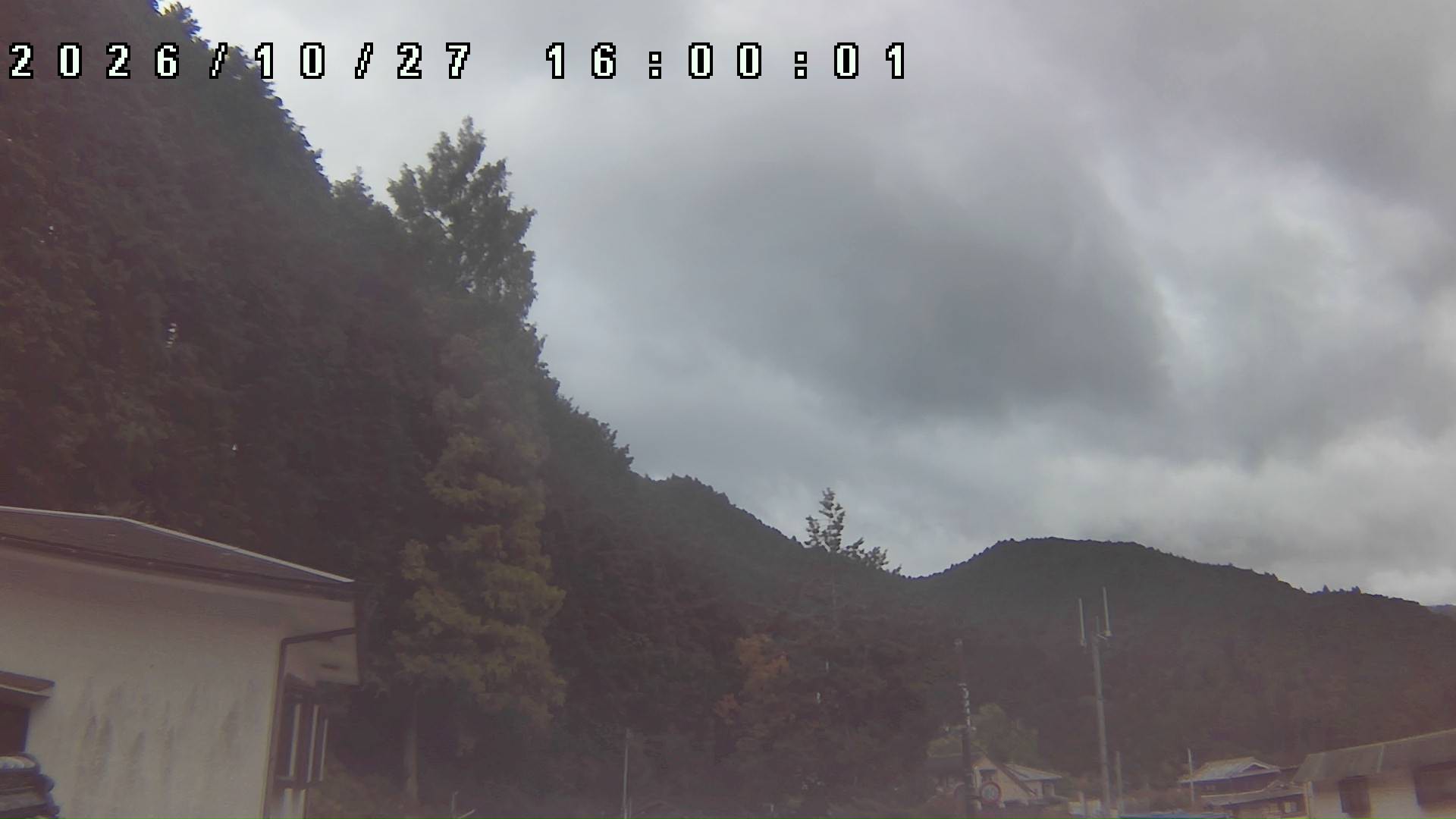 2026年10月27日 16:00ごろの金剛山登山口周辺の空