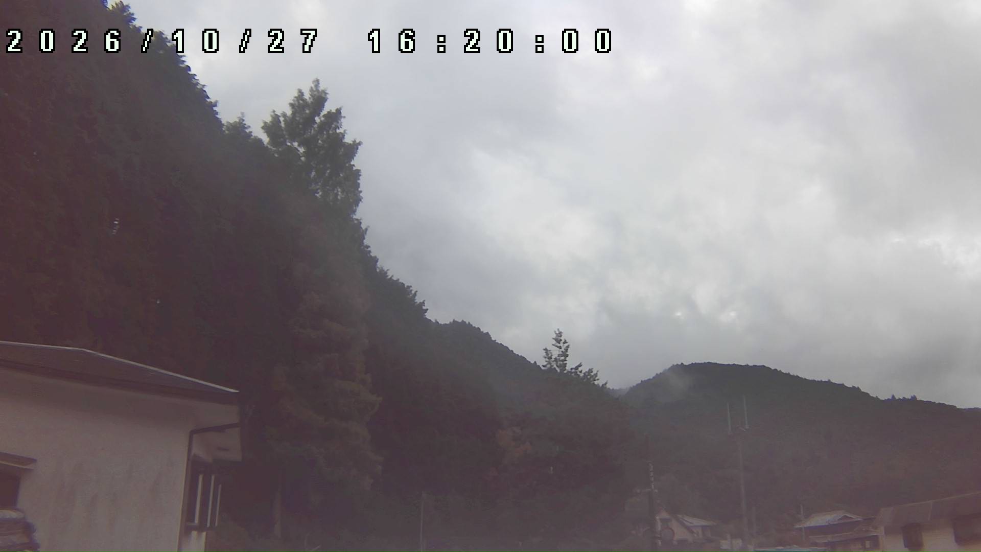 2026年10月27日 16:20ごろの金剛山登山口周辺の空