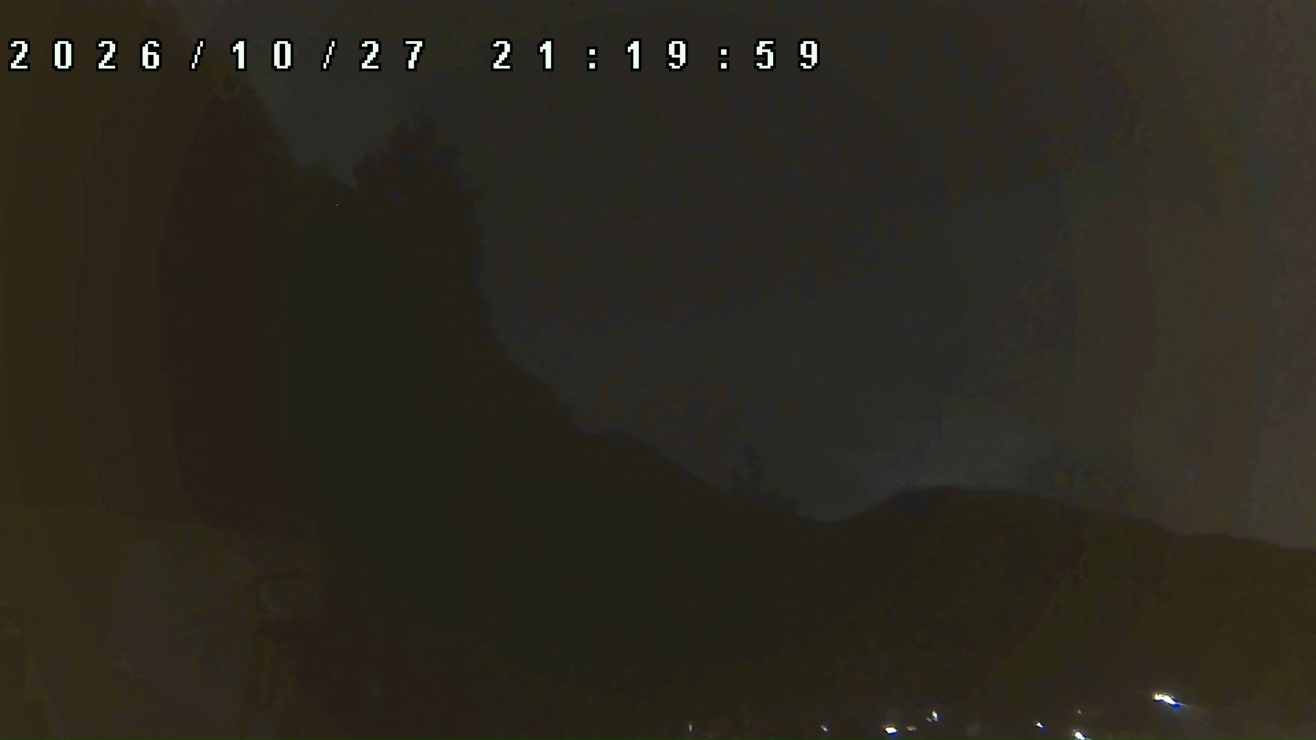 2026年10月27日 21:20ごろの金剛山登山口周辺の空