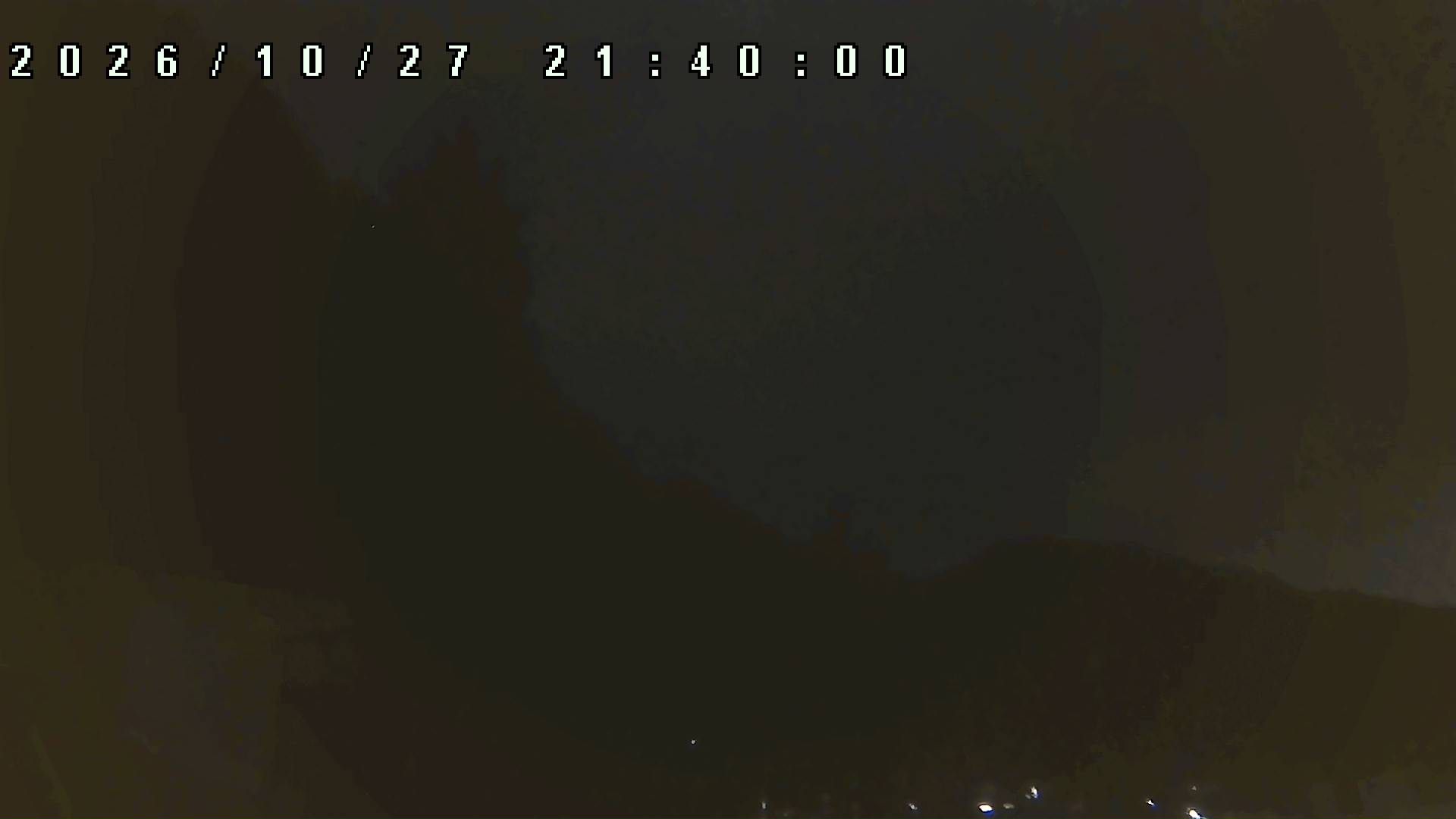 2026年10月27日 21:40ごろの金剛山登山口周辺の空