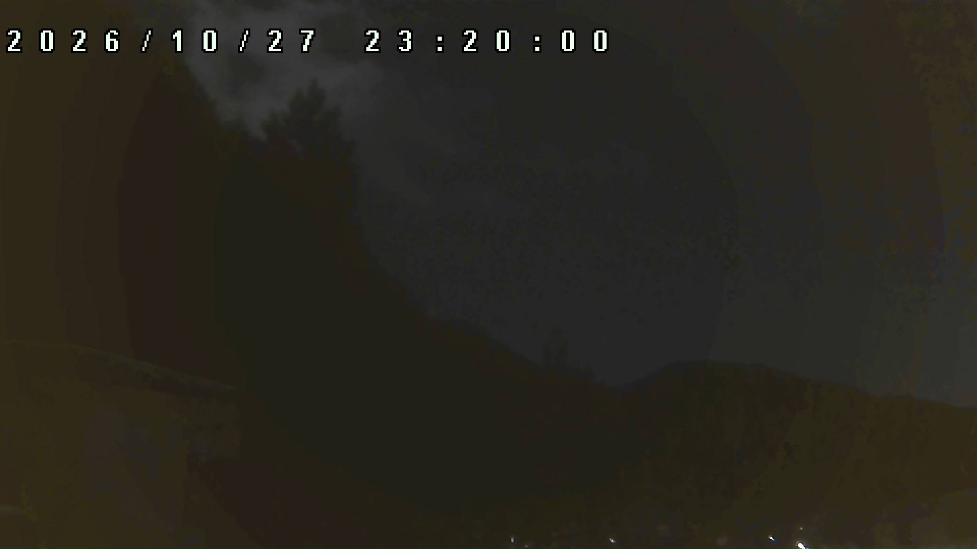 2026年10月27日 23:20ごろの金剛山登山口周辺の空