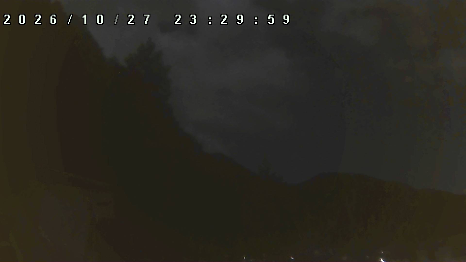 2026年10月27日 23:30ごろの金剛山登山口周辺の空