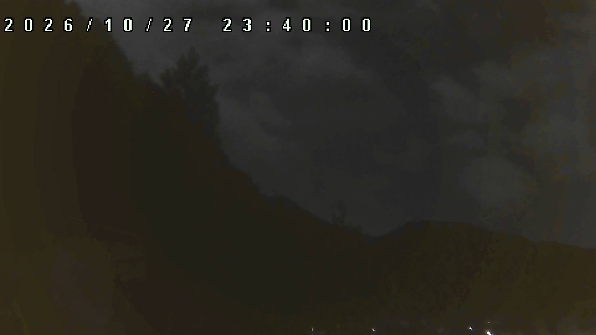 2026年10月27日 23:40ごろの金剛山登山口周辺の空