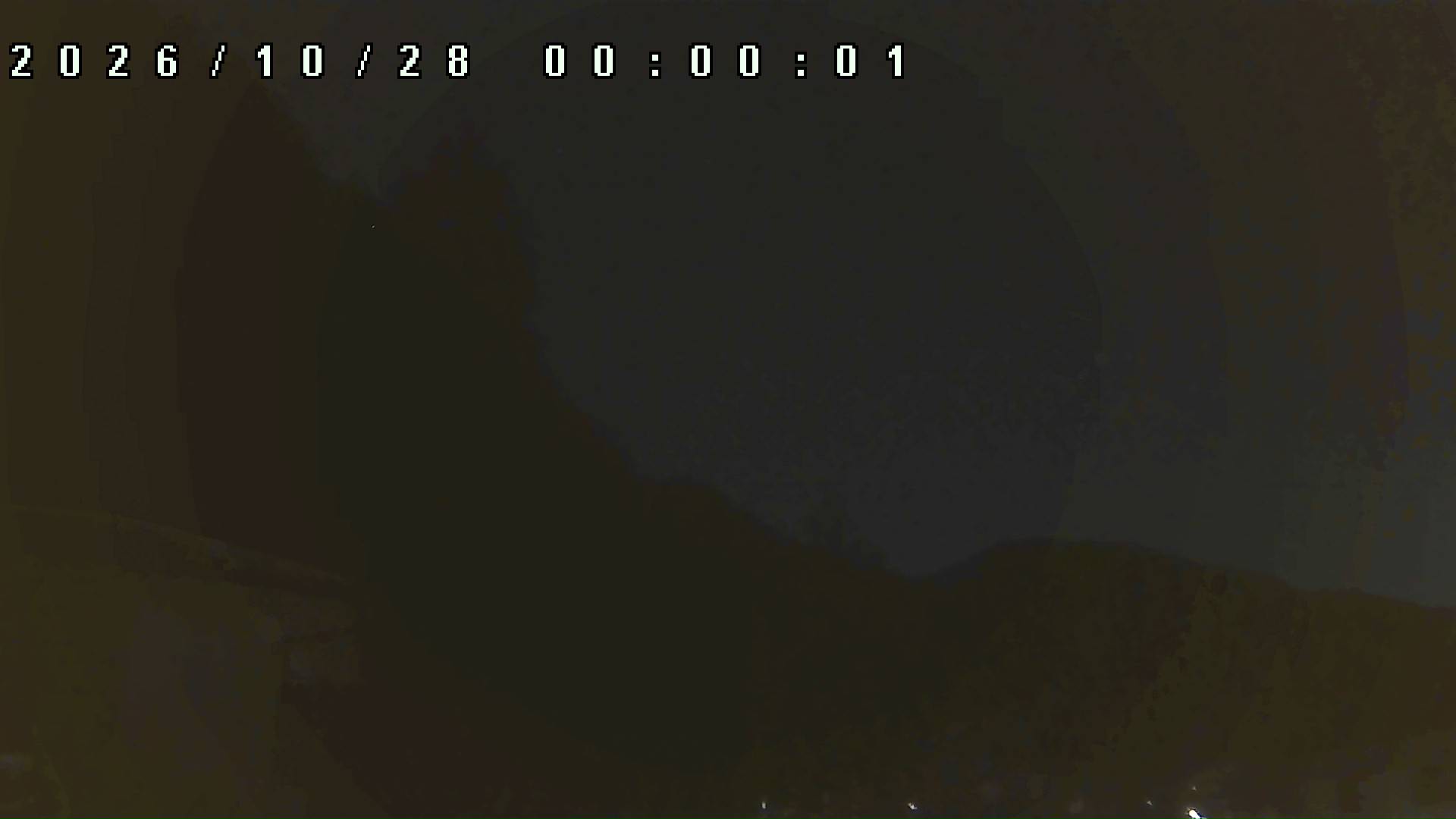 2026年10月28日 00:00ごろの金剛山登山口周辺の空