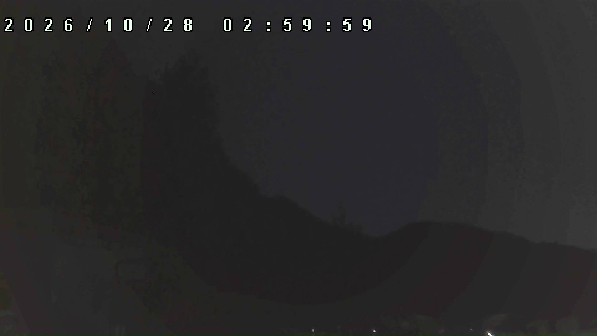 2026年10月28日 03:00ごろの金剛山登山口周辺の空