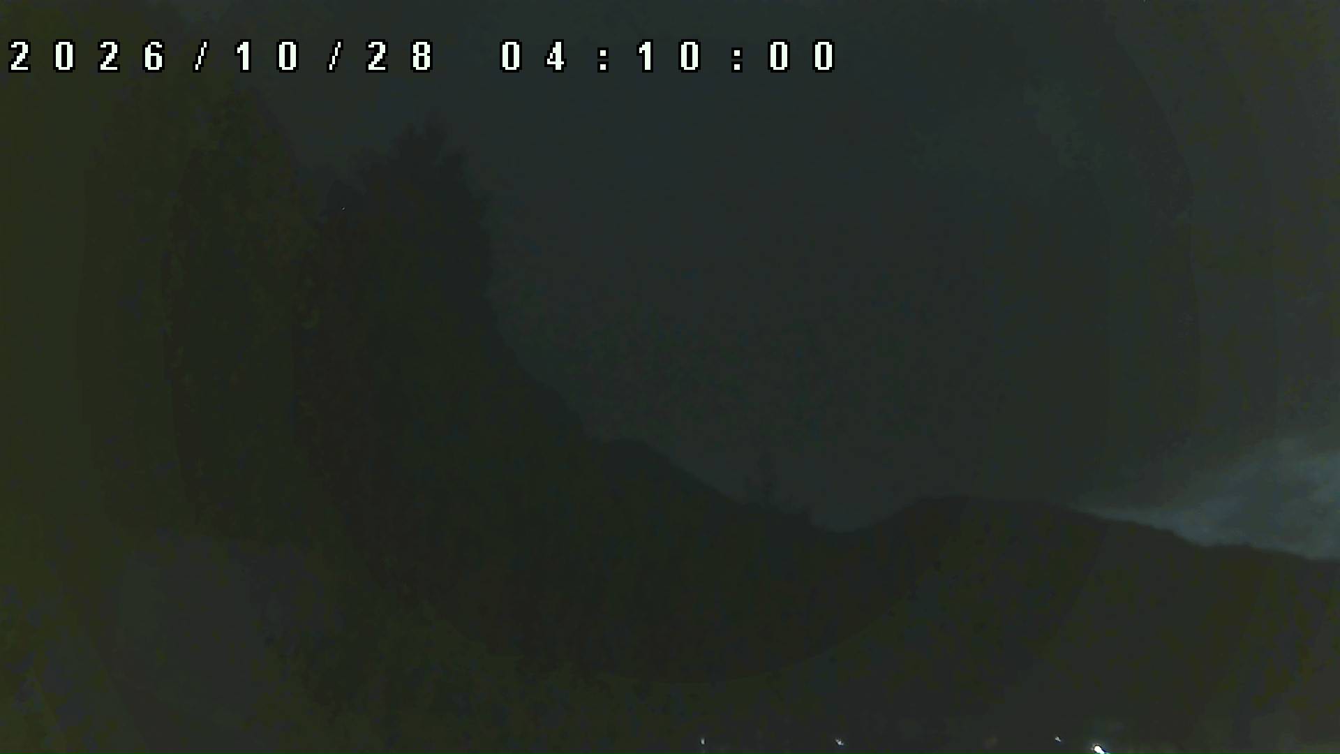 2026年10月28日 04:10ごろの金剛山登山口周辺の空