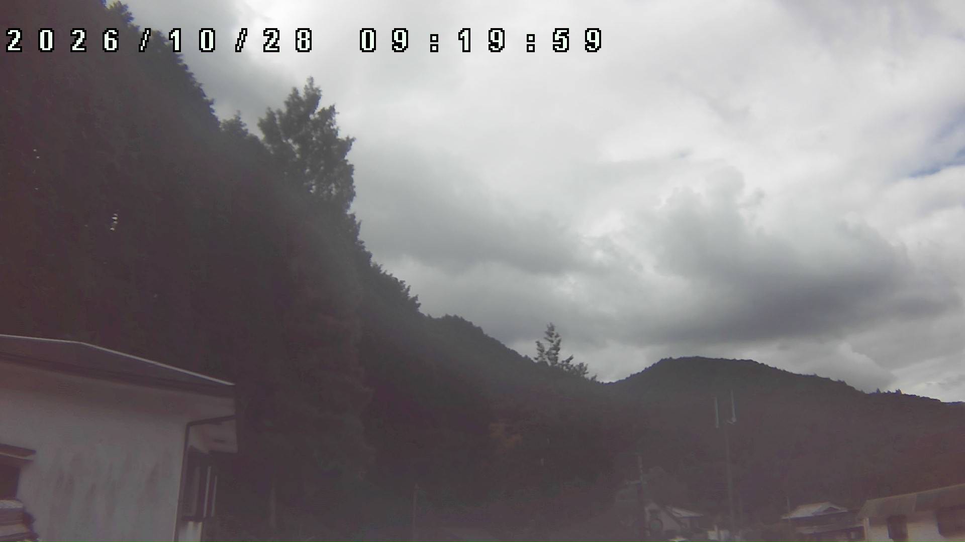 2026年10月28日 09:20ごろの金剛山登山口周辺の空