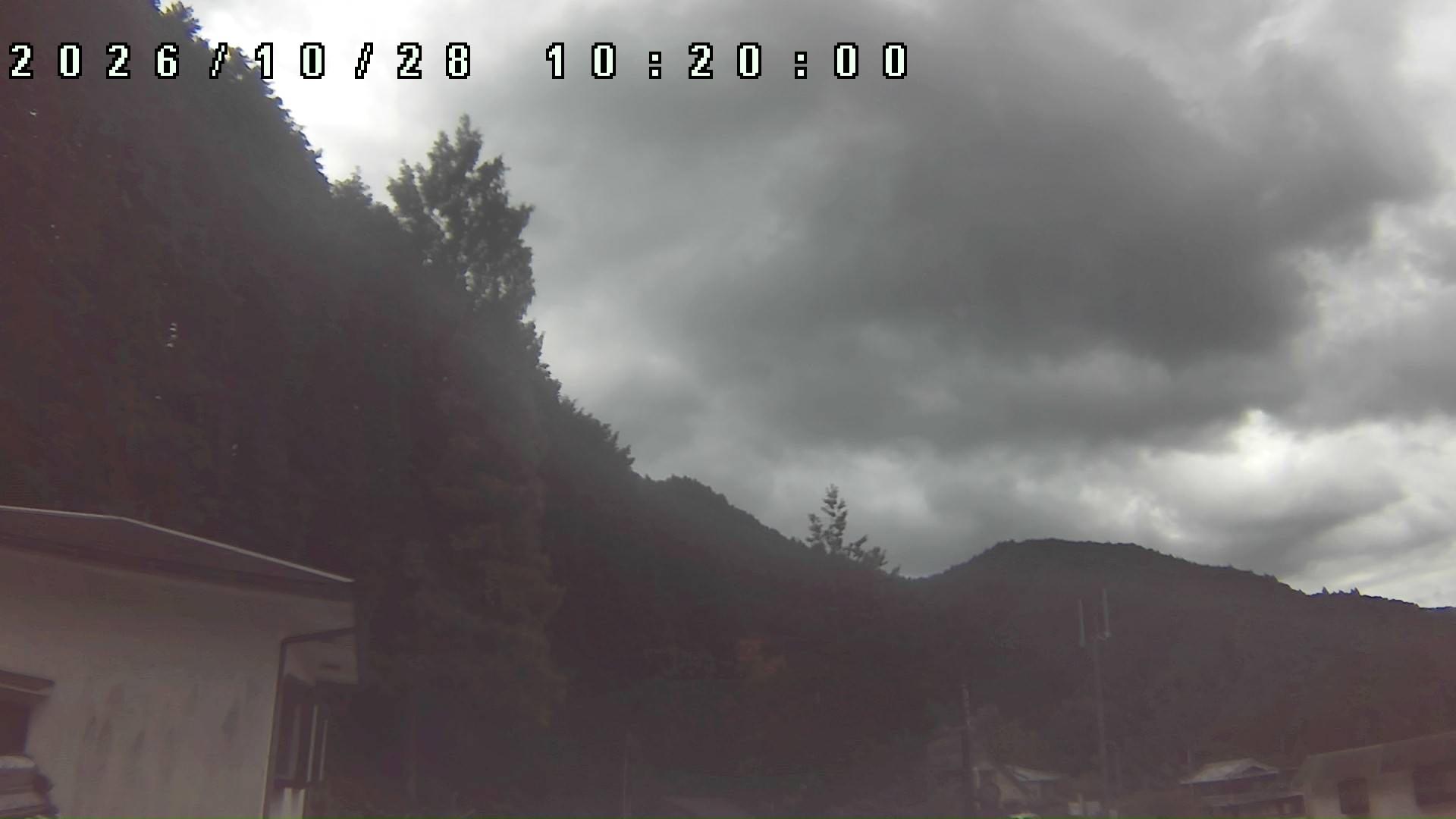 2026年10月28日 10:20ごろの金剛山登山口周辺の空