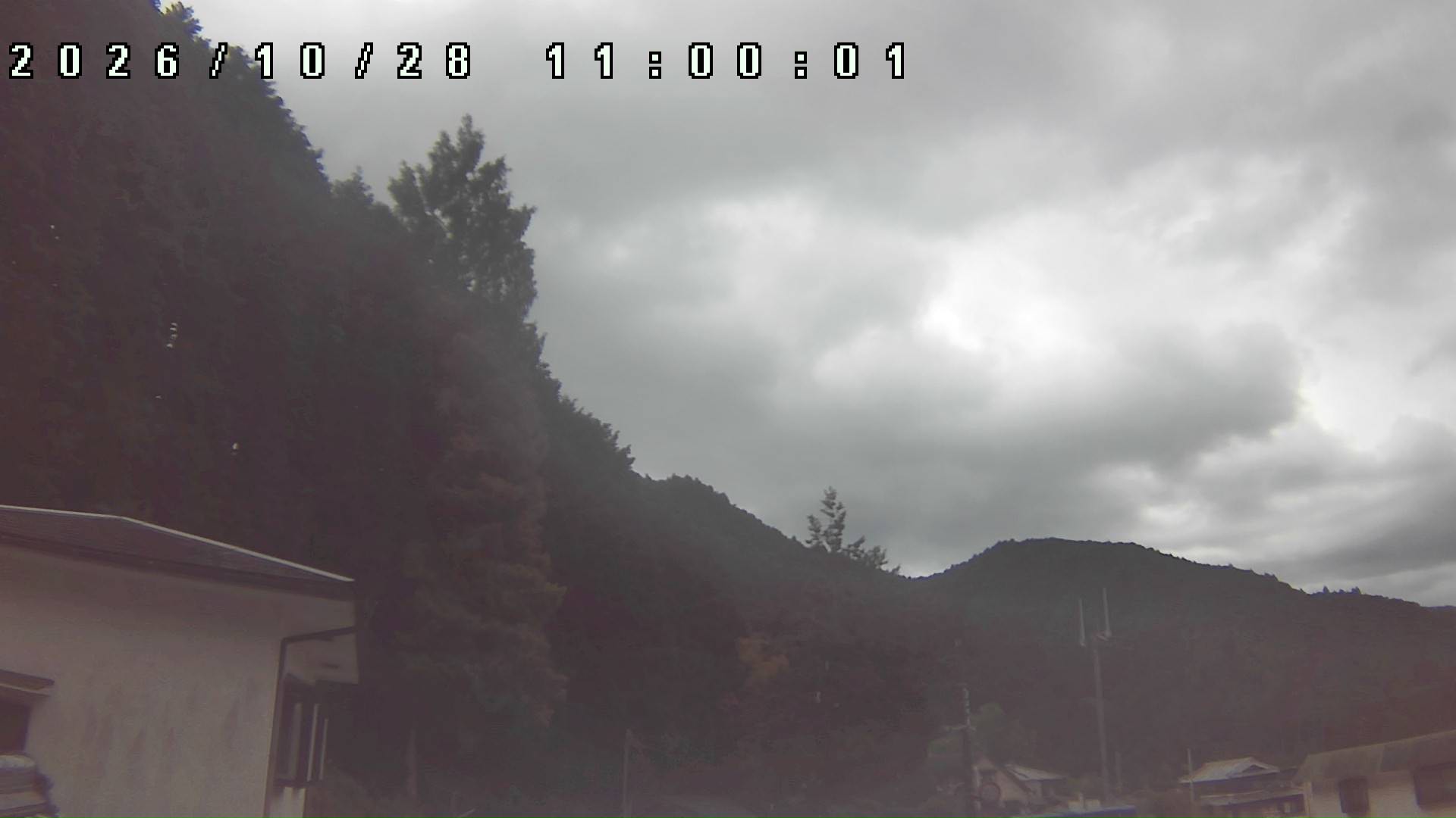 2026年10月28日 11:00ごろの金剛山登山口周辺の空