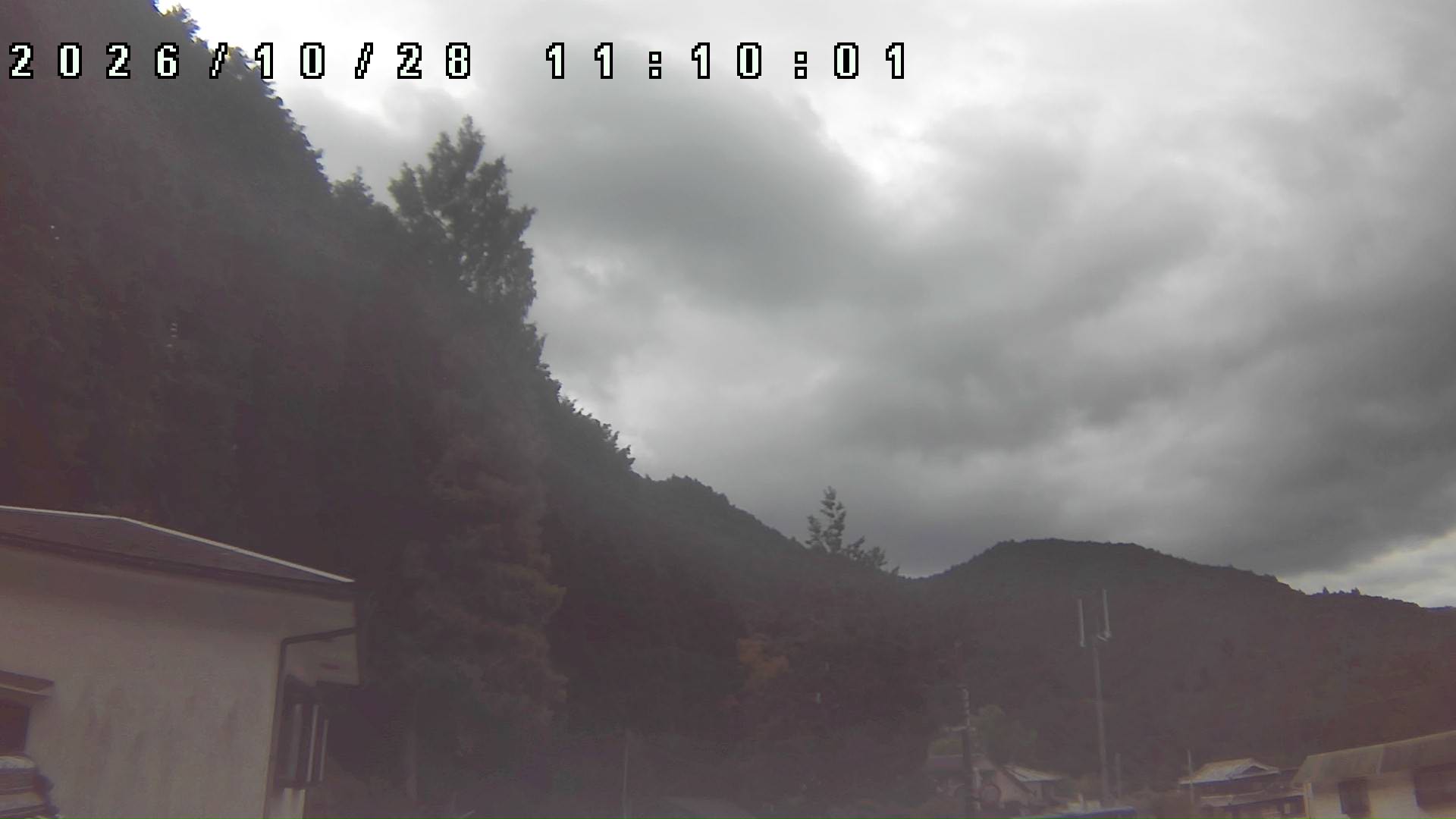 2026年10月28日 11:10ごろの金剛山登山口周辺の空