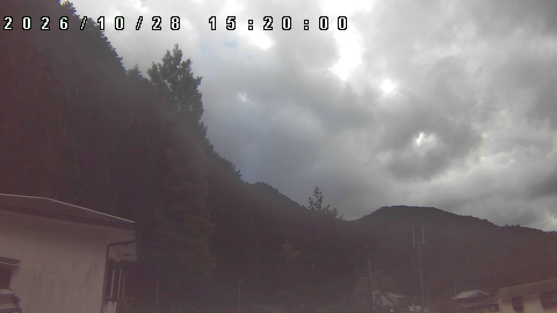 2026年10月28日 15:20ごろの金剛山登山口周辺の空