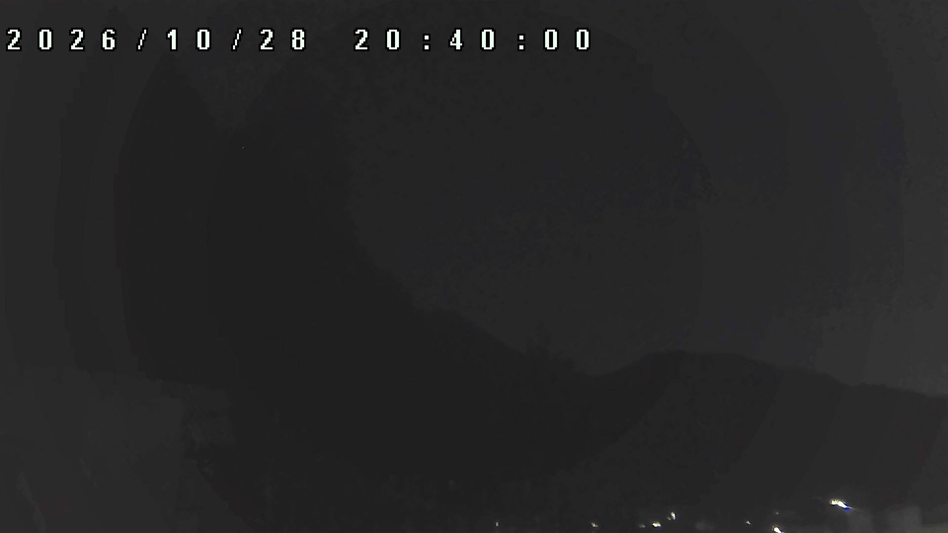 2026年10月28日 20:40ごろの金剛山登山口周辺の空