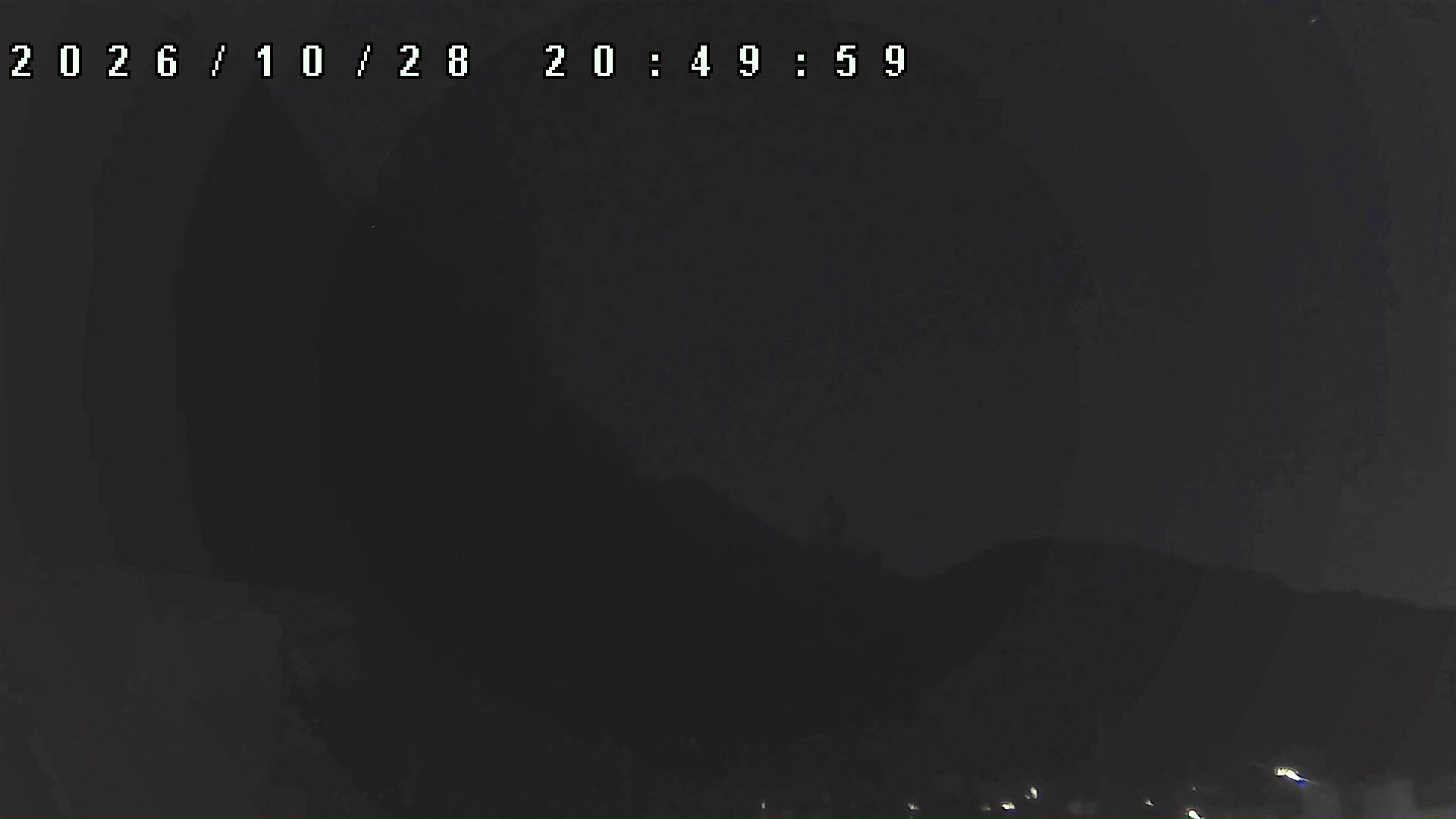 2026年10月28日 20:50ごろの金剛山登山口周辺の空