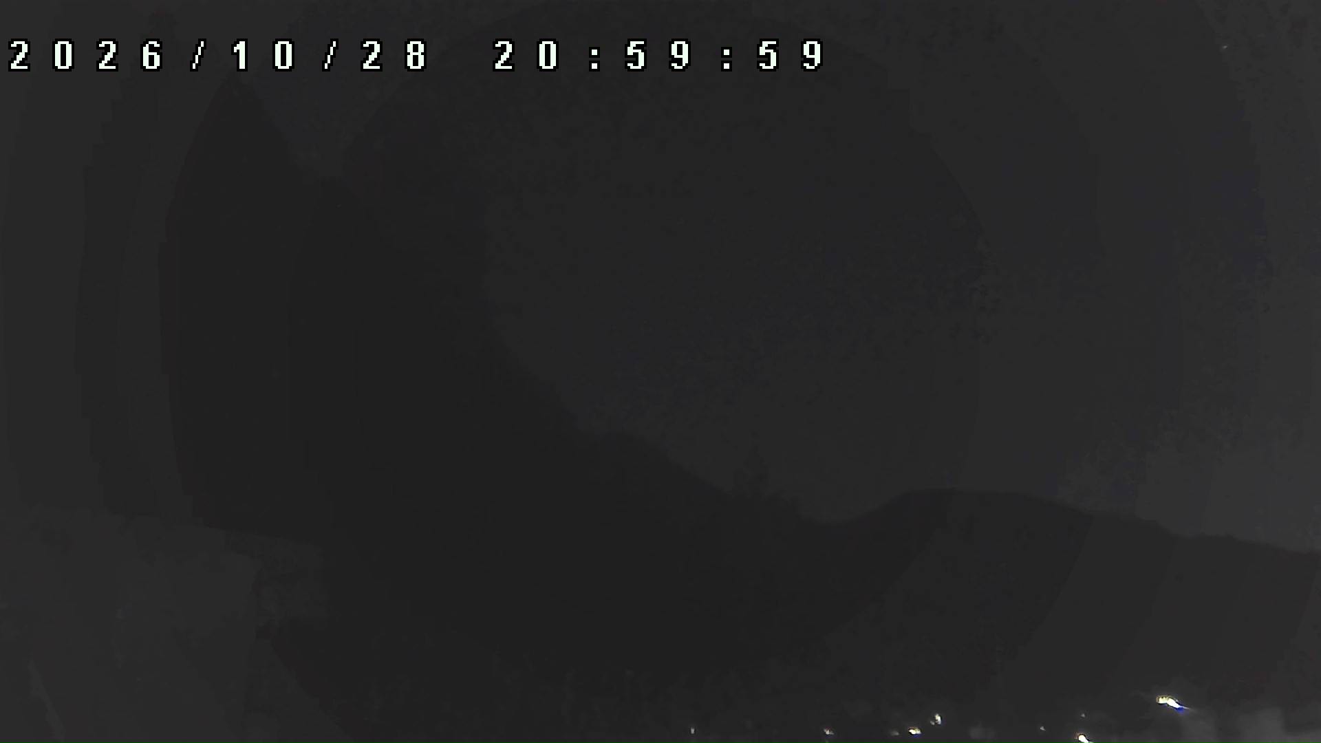 2026年10月28日 21:00ごろの金剛山登山口周辺の空