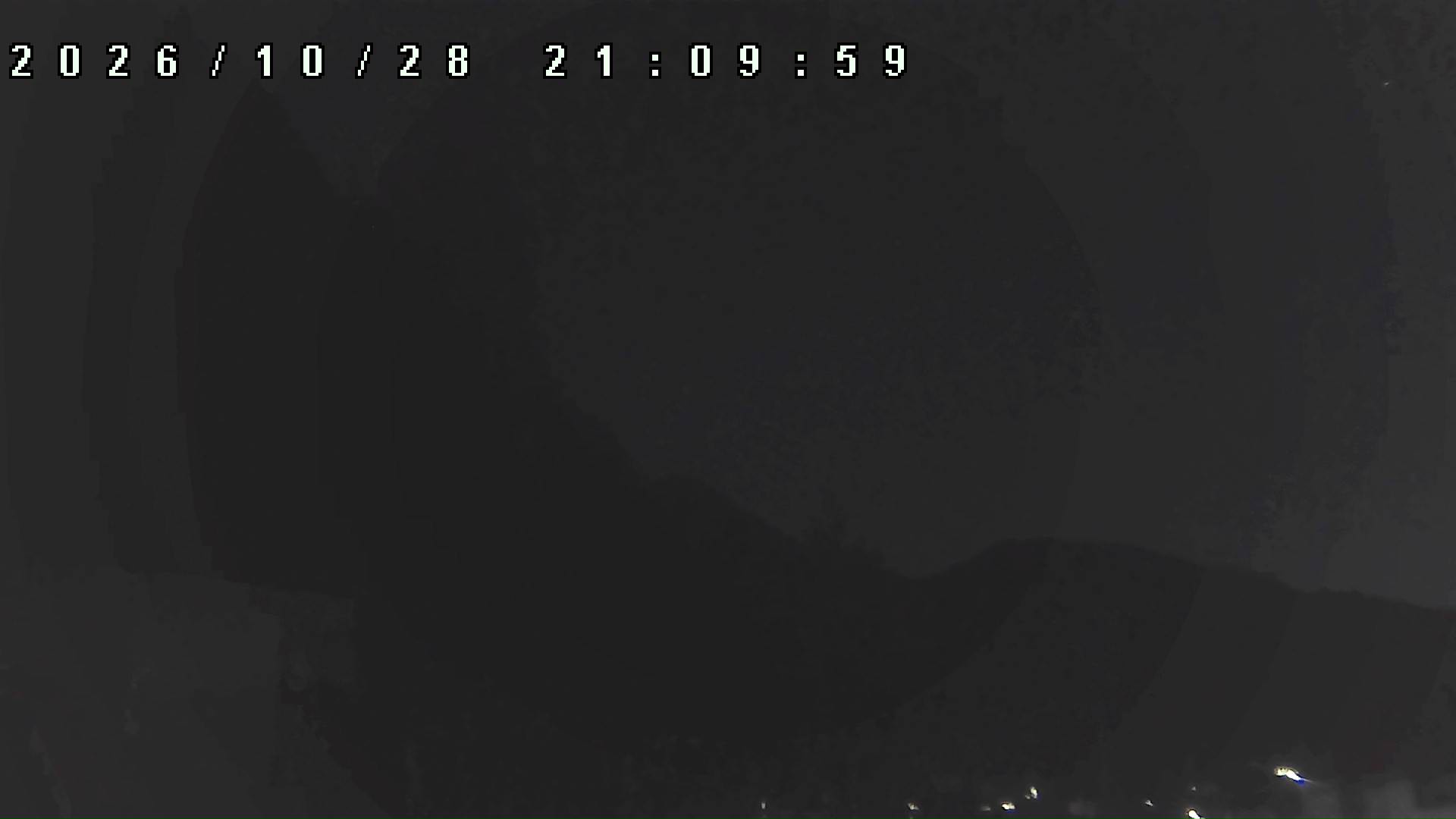 2026年10月28日 21:10ごろの金剛山登山口周辺の空