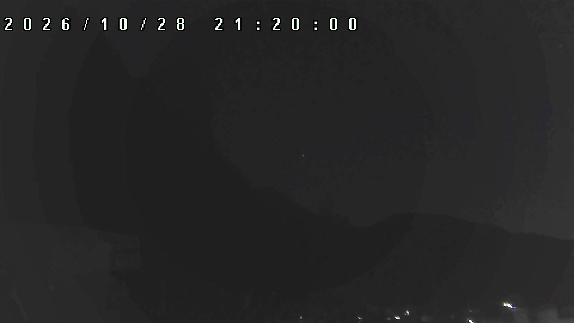 2026年10月28日 21:20ごろの金剛山登山口周辺の空