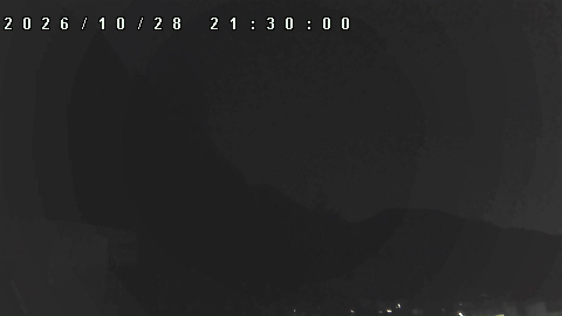 2026年10月28日 21:30ごろの金剛山登山口周辺の空
