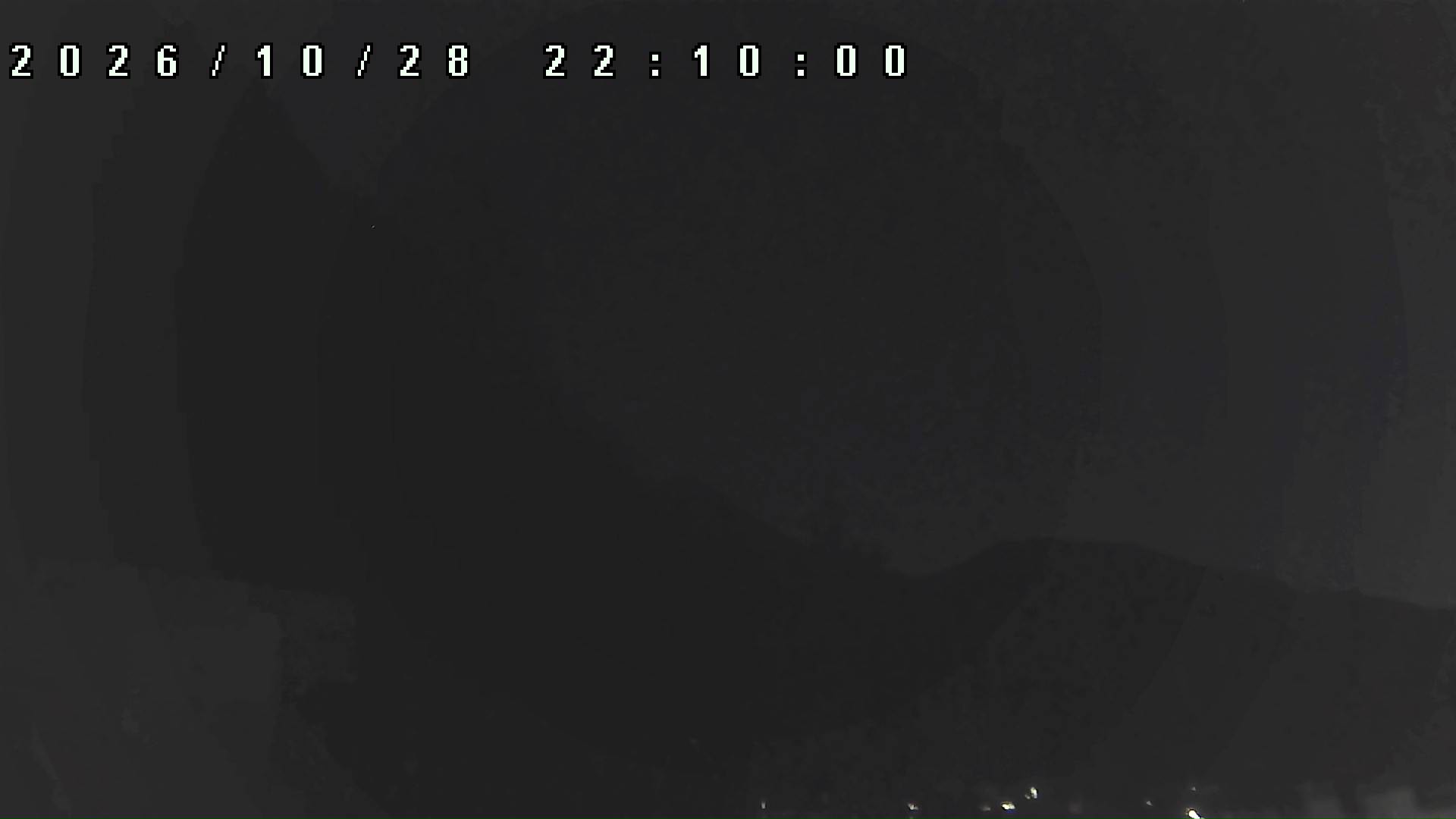 2026年10月28日 22:10ごろの金剛山登山口周辺の空