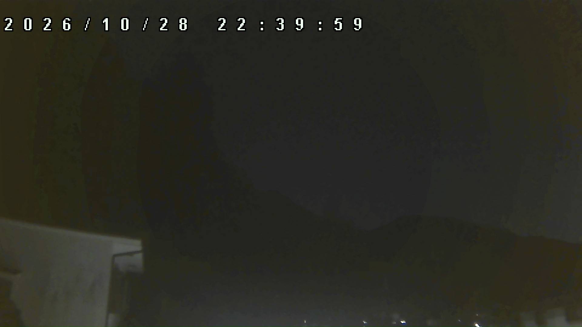 2026年10月28日 22:40ごろの金剛山登山口周辺の空